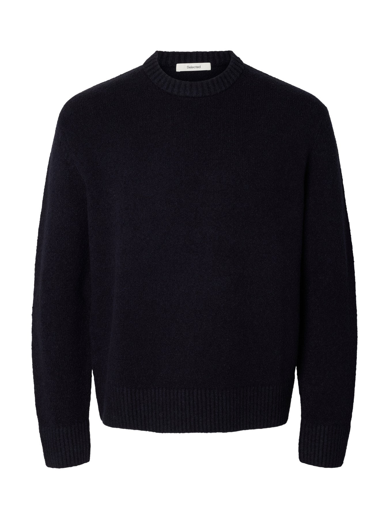 Alex ls knit crew- Navy blazer