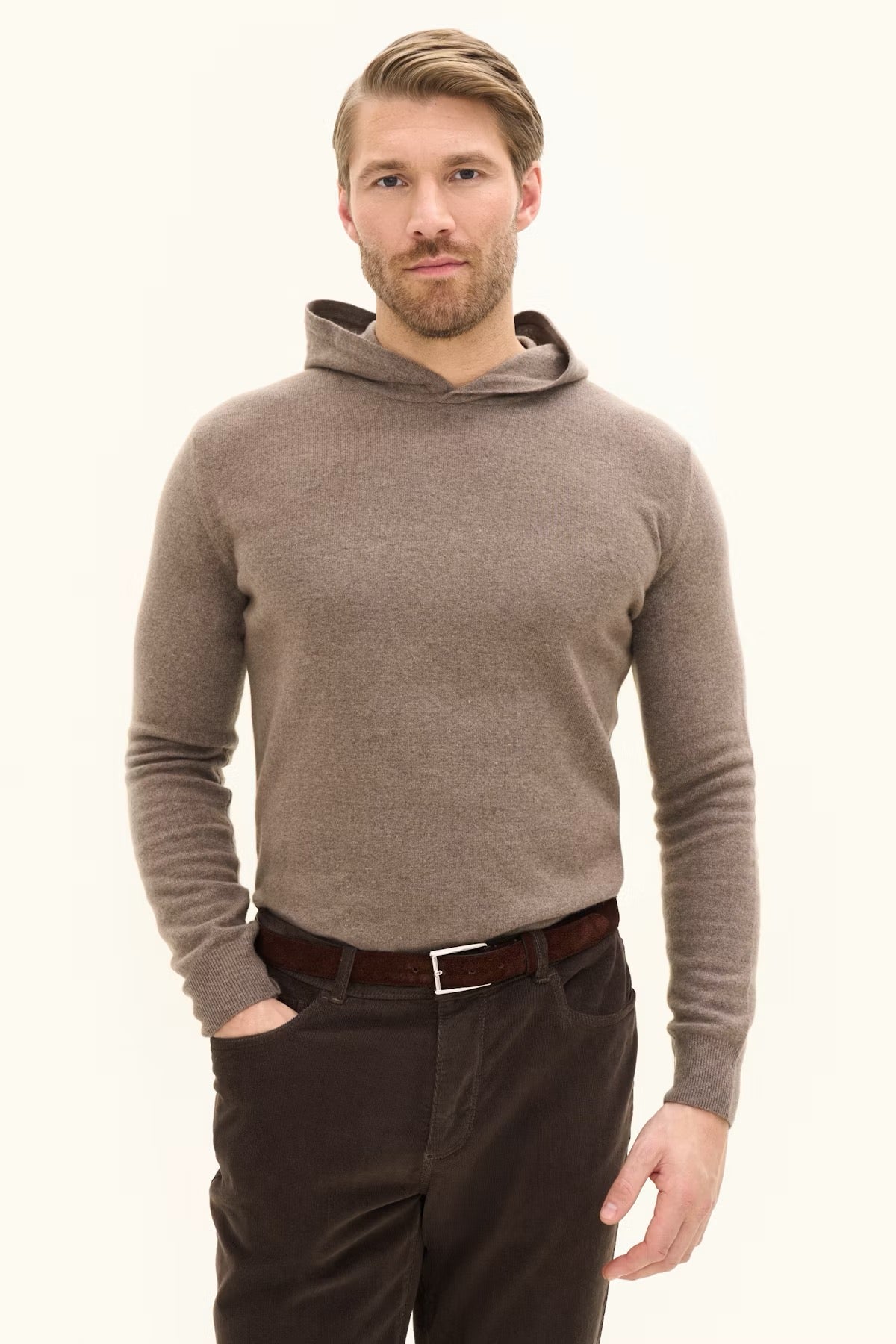 Pascal hoodie- Walnut beige