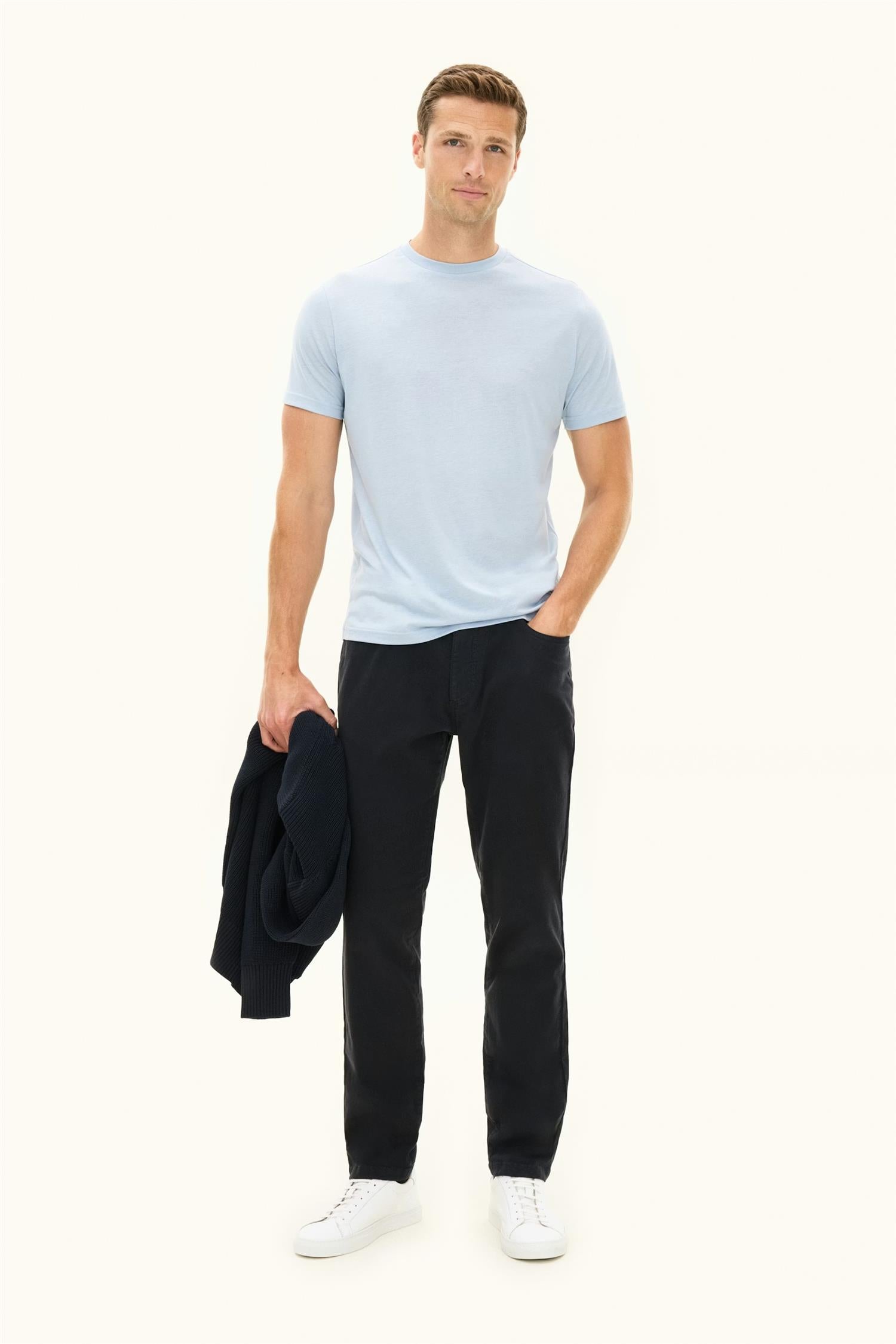 Kim t-shirt ss - Chambray blue 228