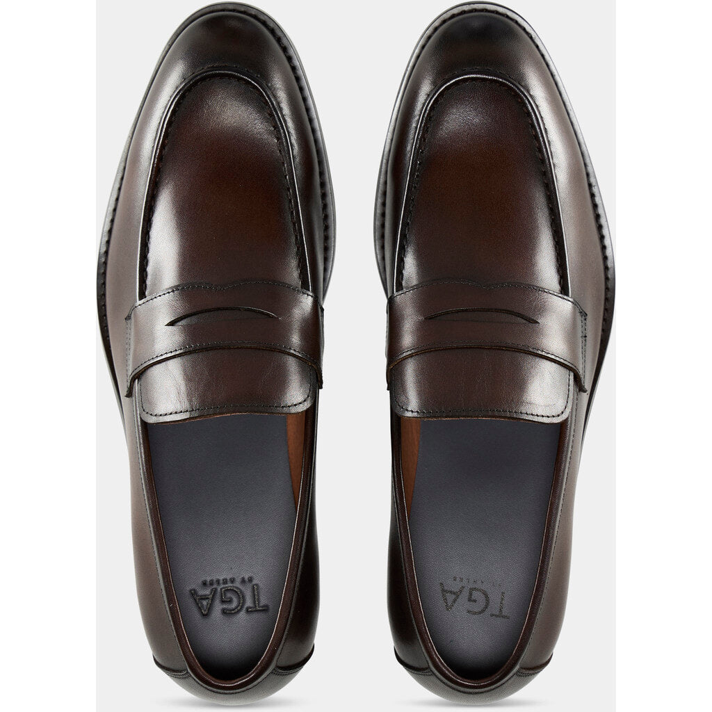 T511024 Penny loafer - Dk brown