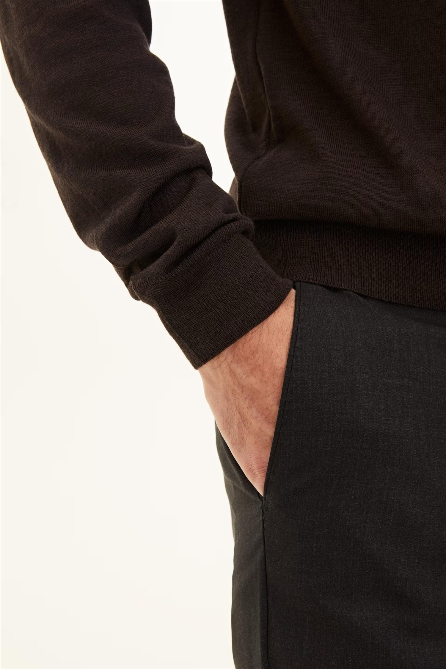 Marcel rollneck- Brown flannel