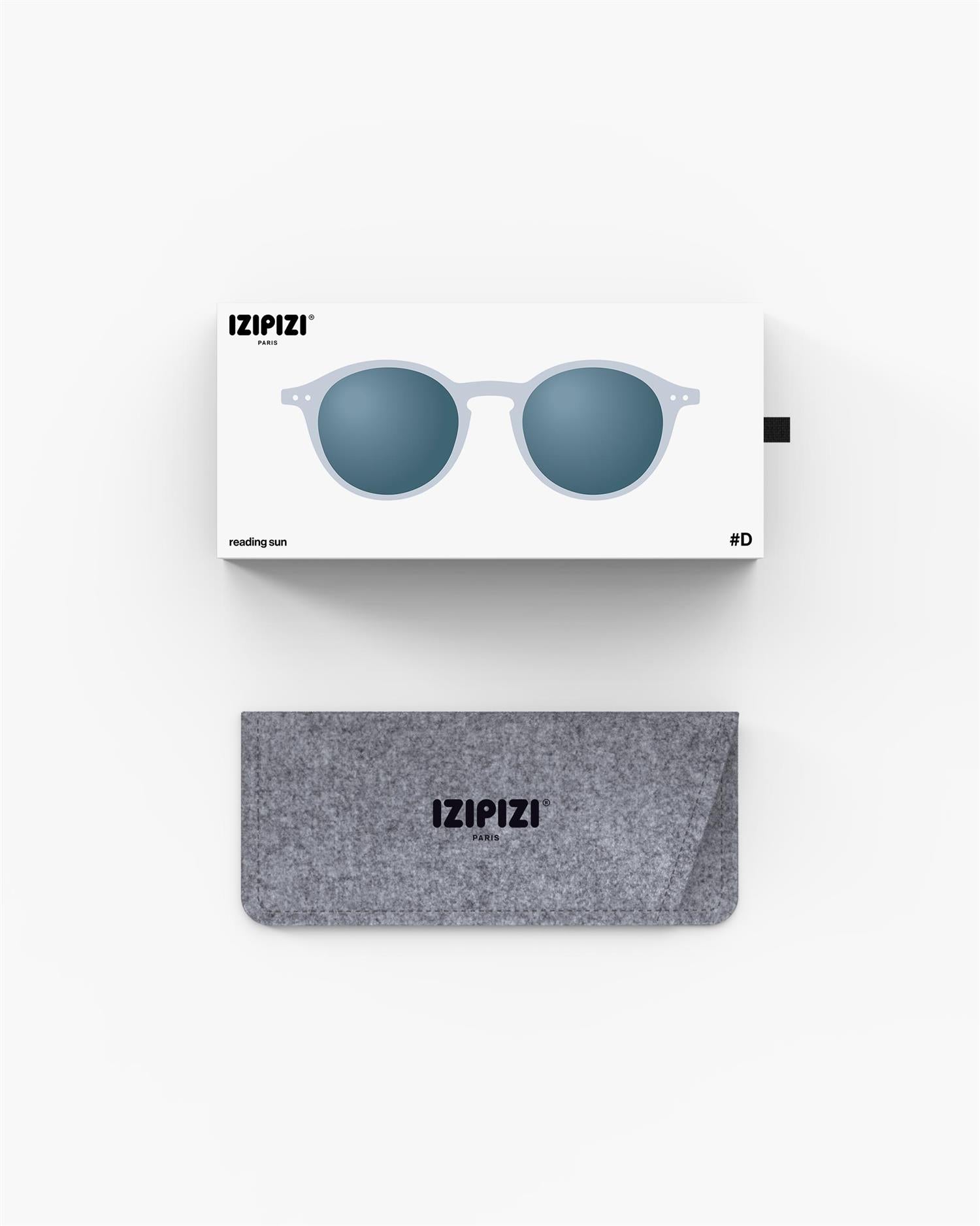 Reading Sun D - Crystal/ green lenses