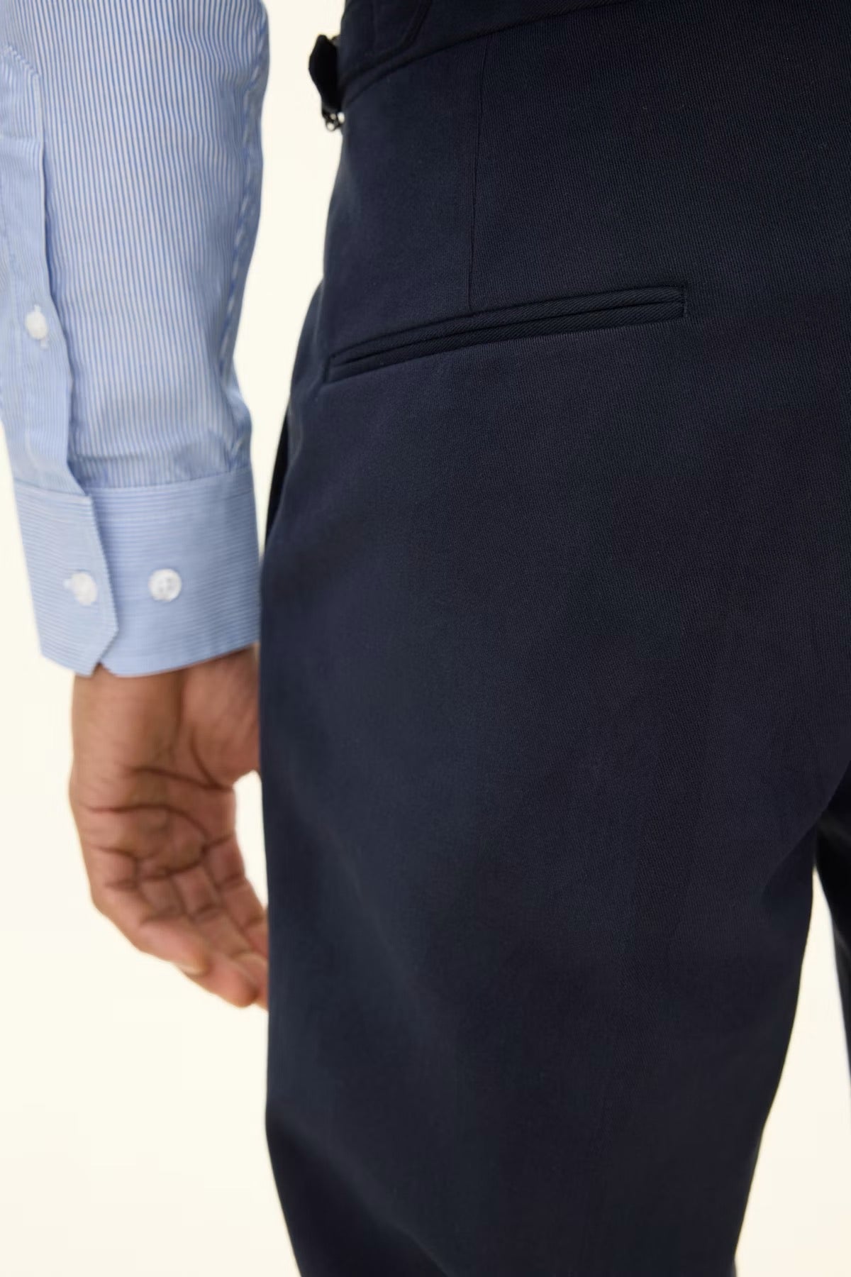 Dandy side adjuster trousers - Navy