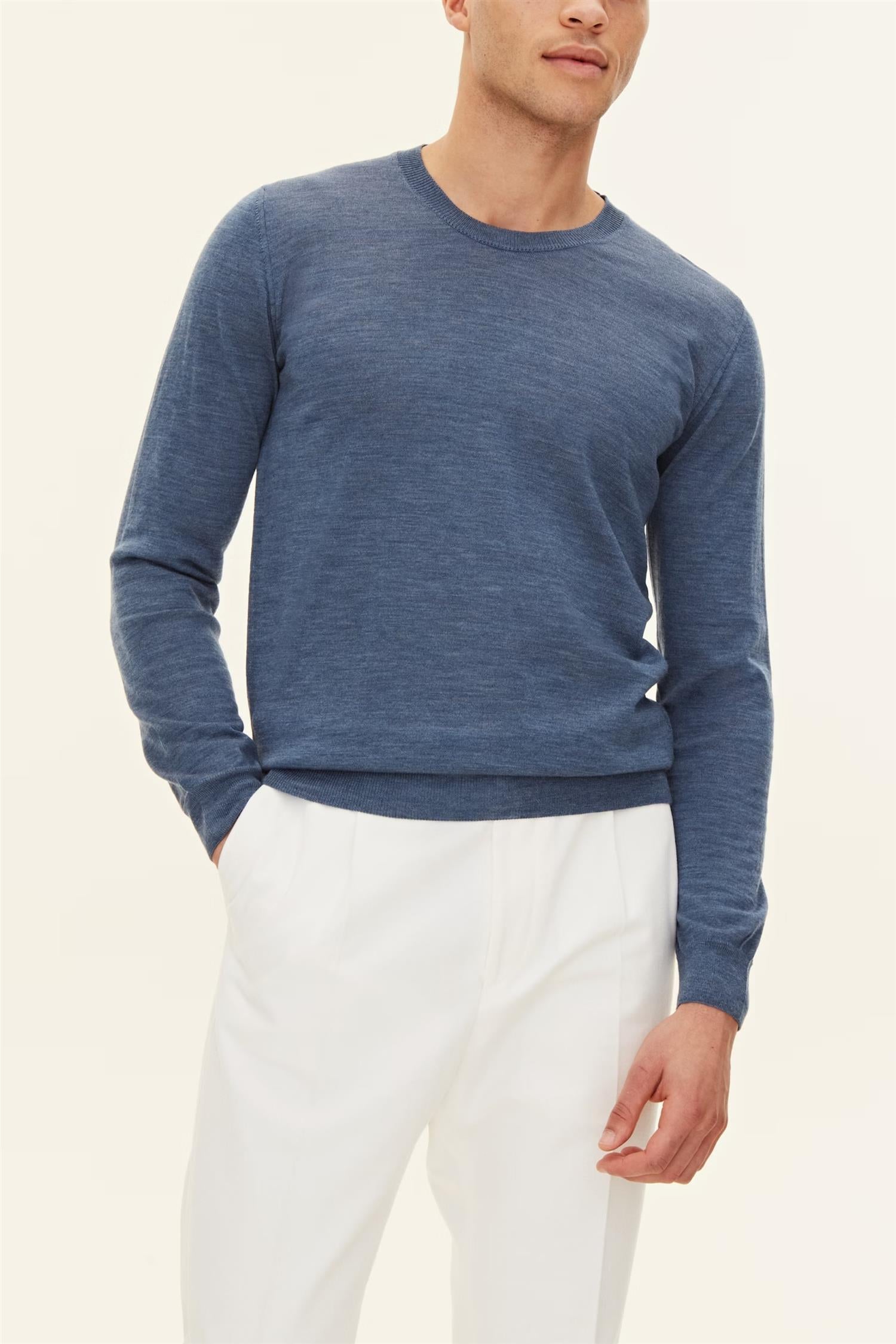 Miguel roundneck - Denim blue
