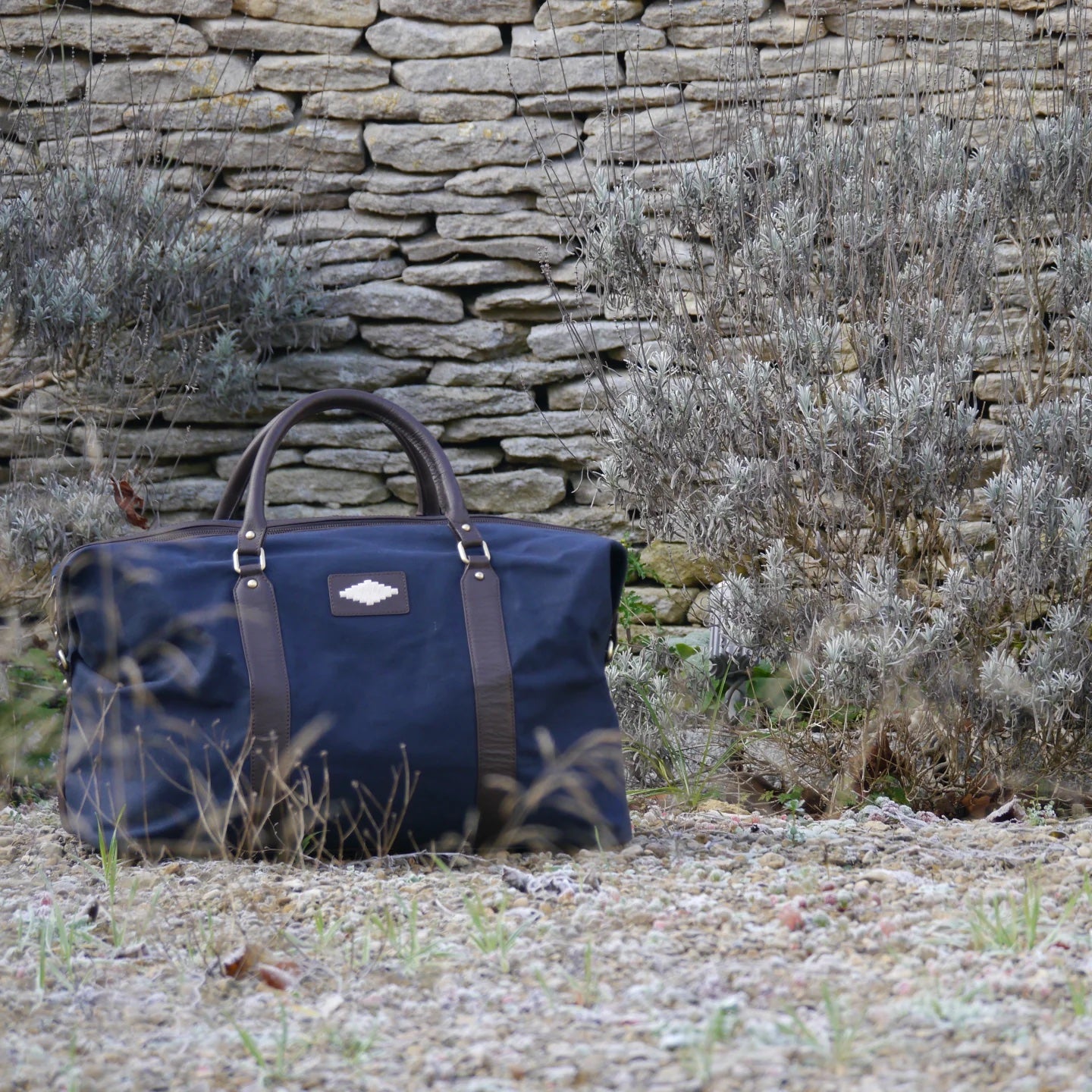Caballero large travel bag- Navy canvas