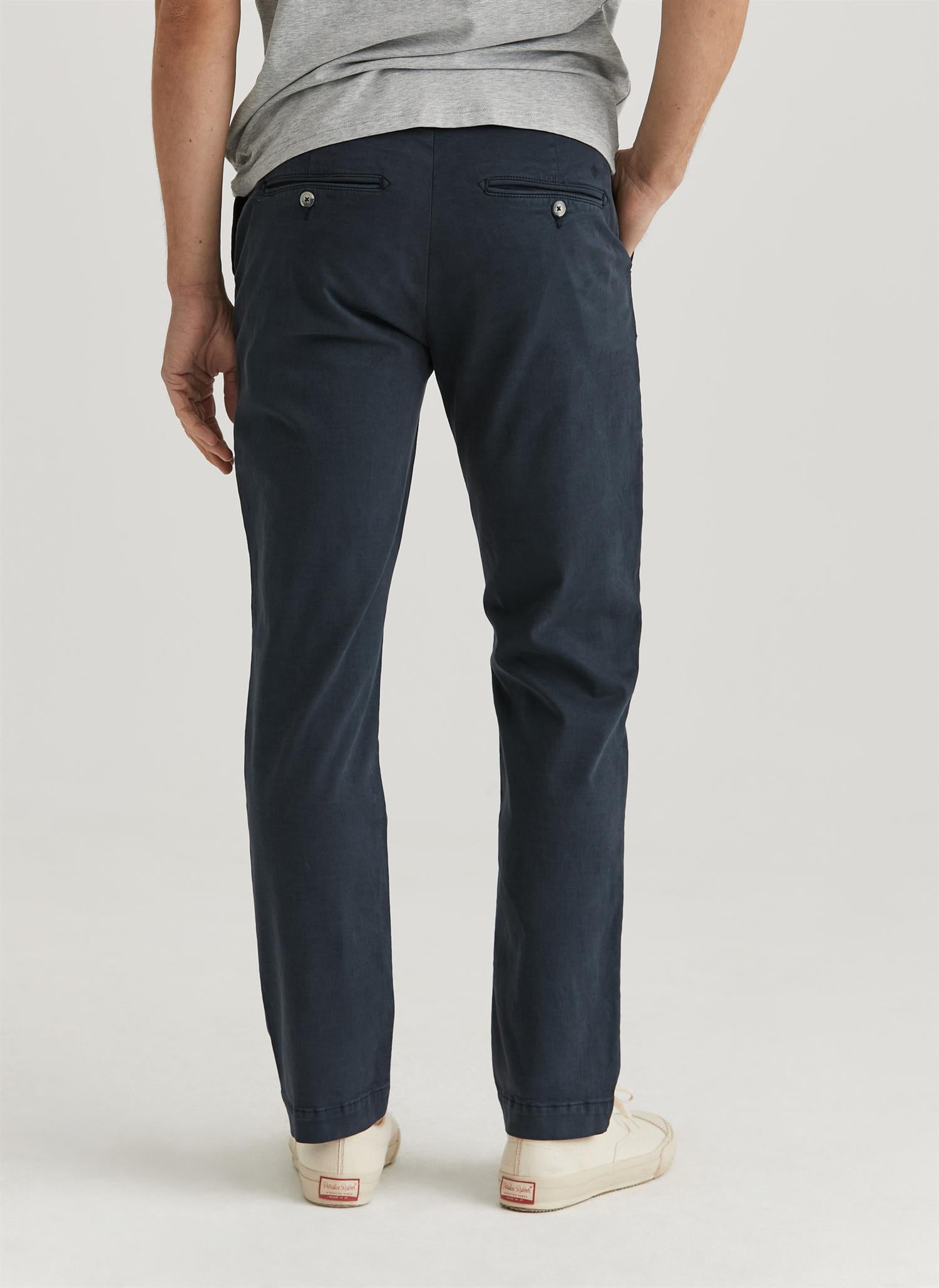 Jeffrey Brushed Chino- Blue