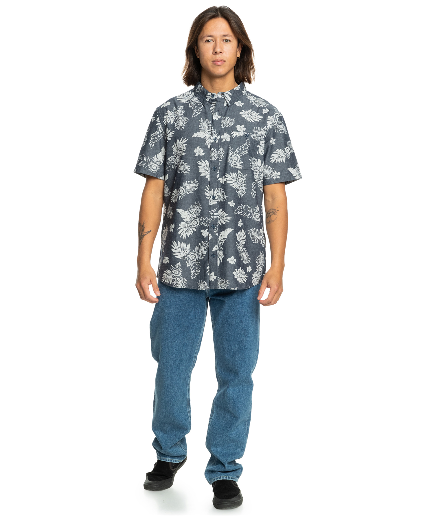 Gawanhill skjorte- hawaii print