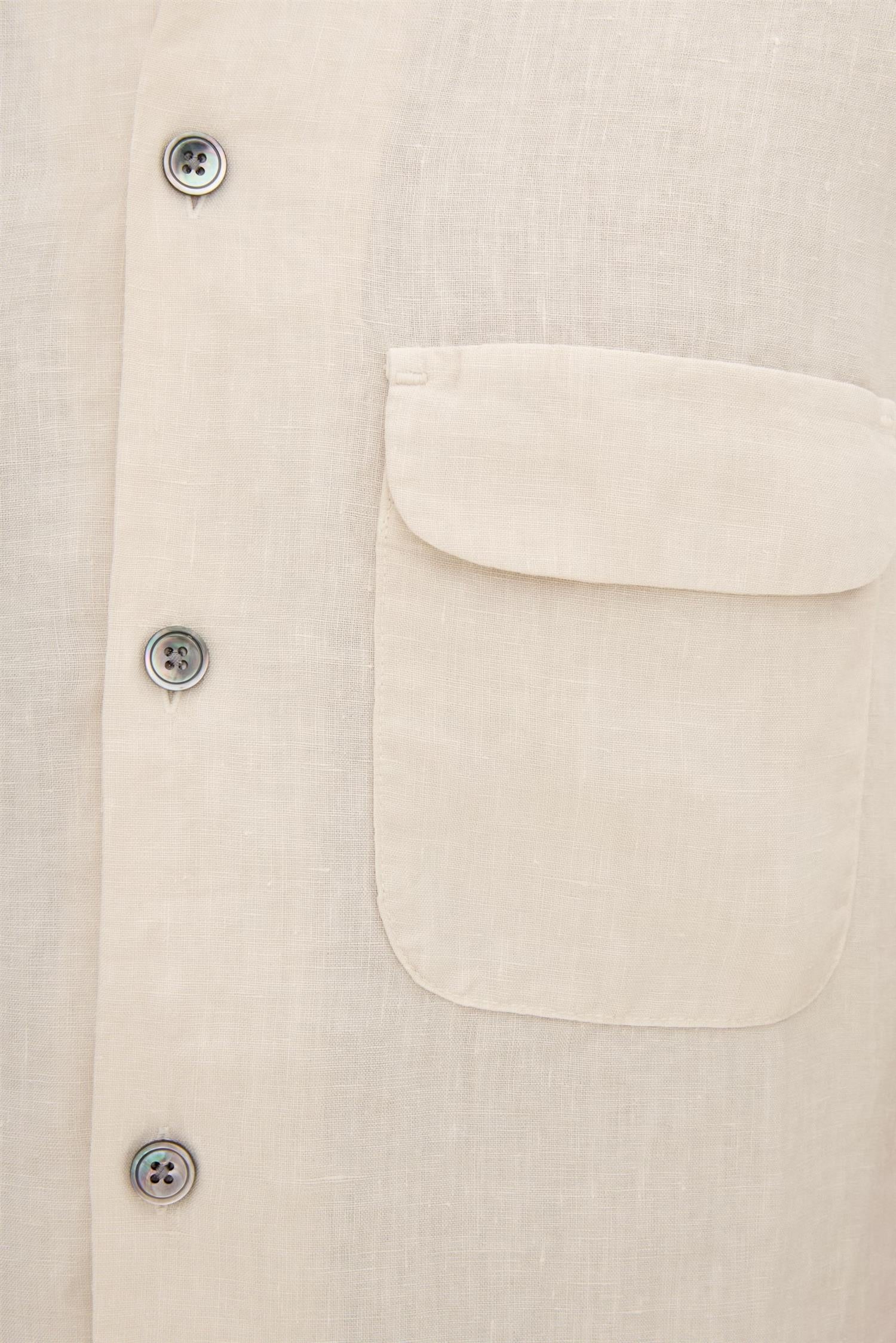 Regfit ss city shirt - Creme white