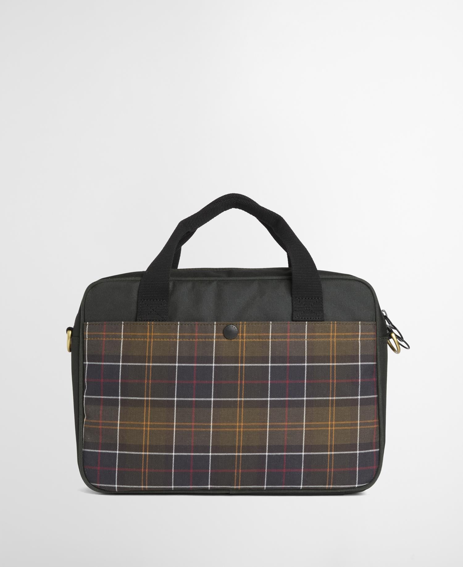 Field Wax Laptop Crossbody Bag- Sage