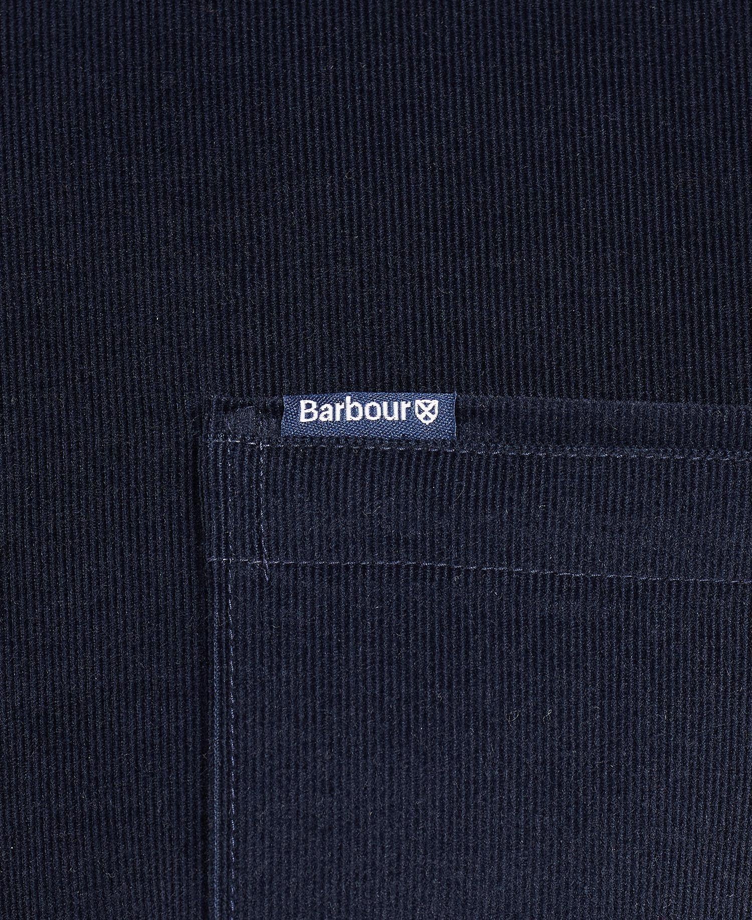 Ramsey tailored cord shirt - navy