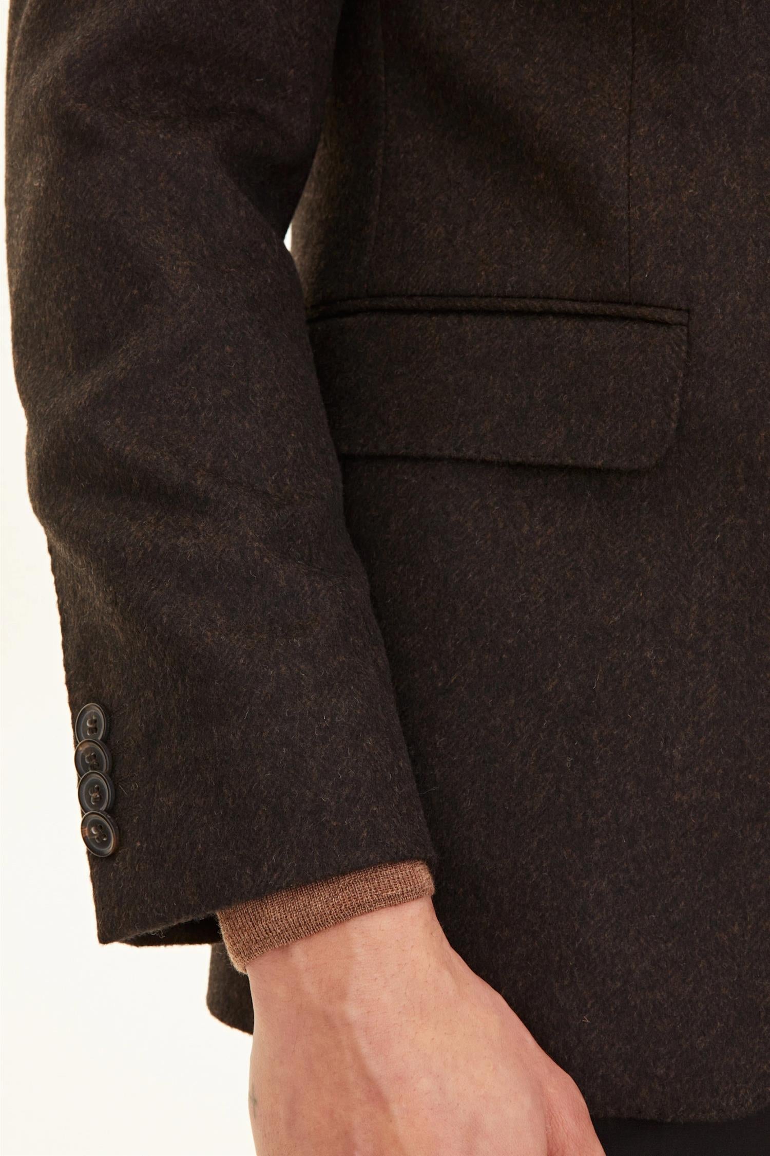 Fogerty blazer - Dark brown