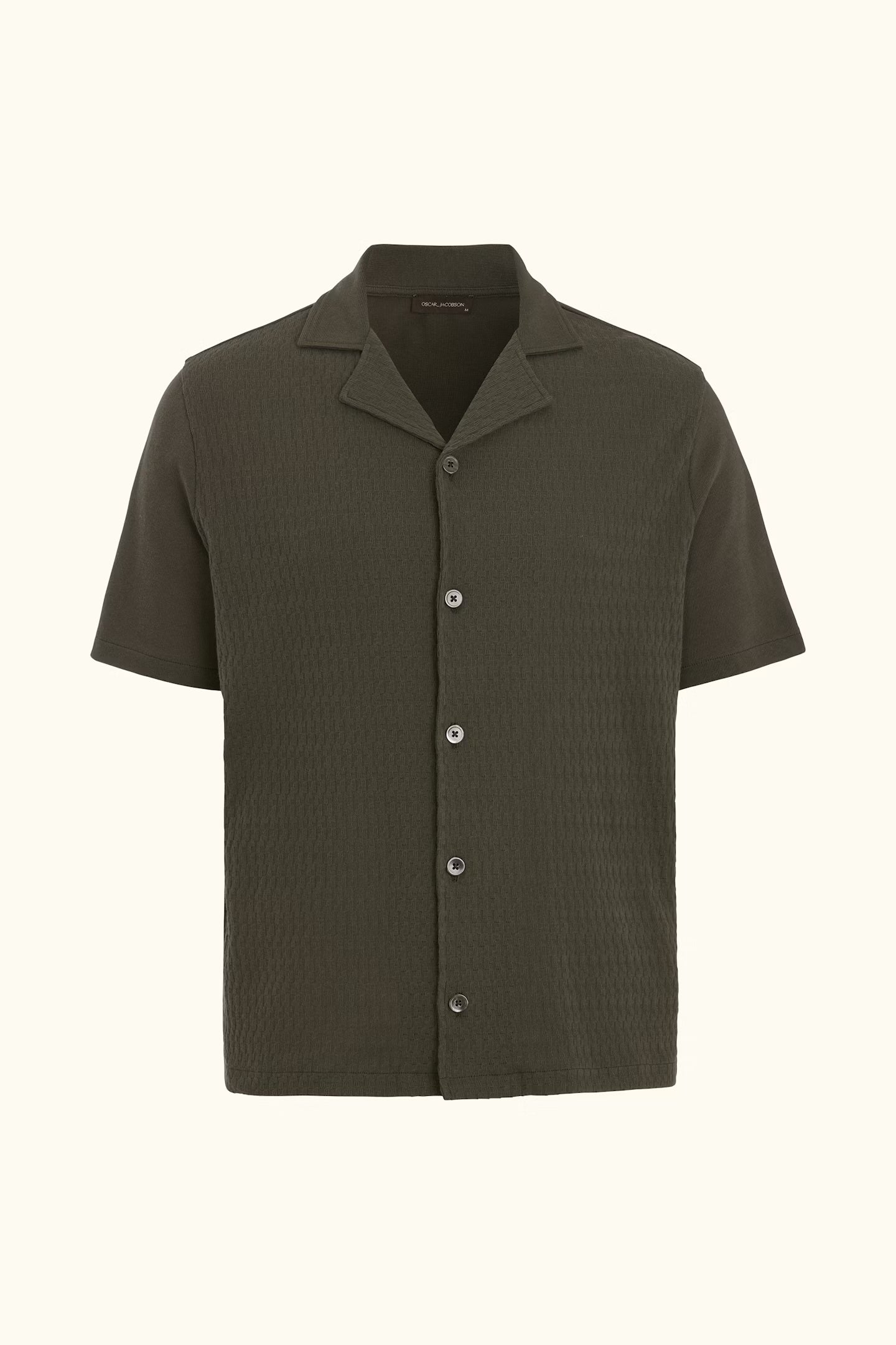 Kirk knitted shirt - Nettle green 844