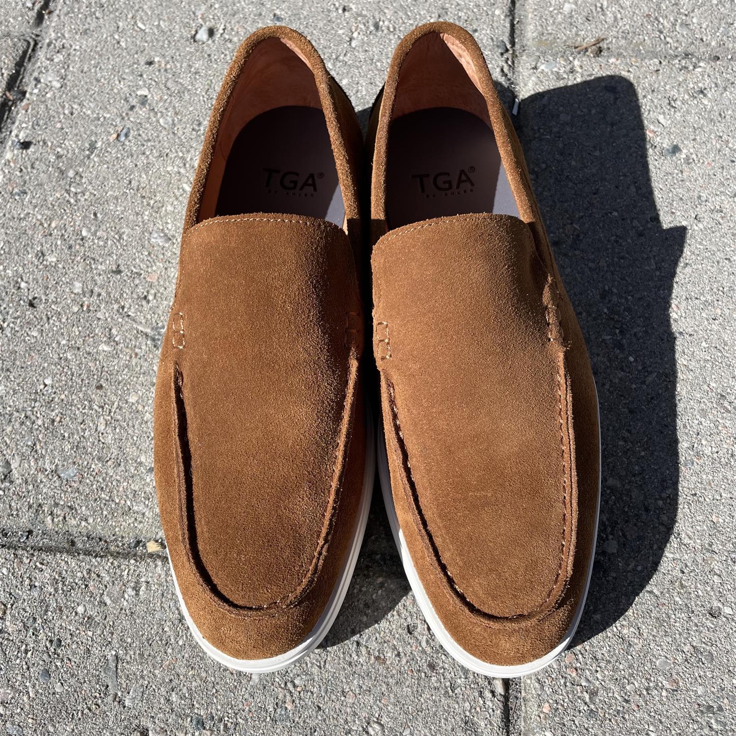 Semsket loafer- Cognac 8250