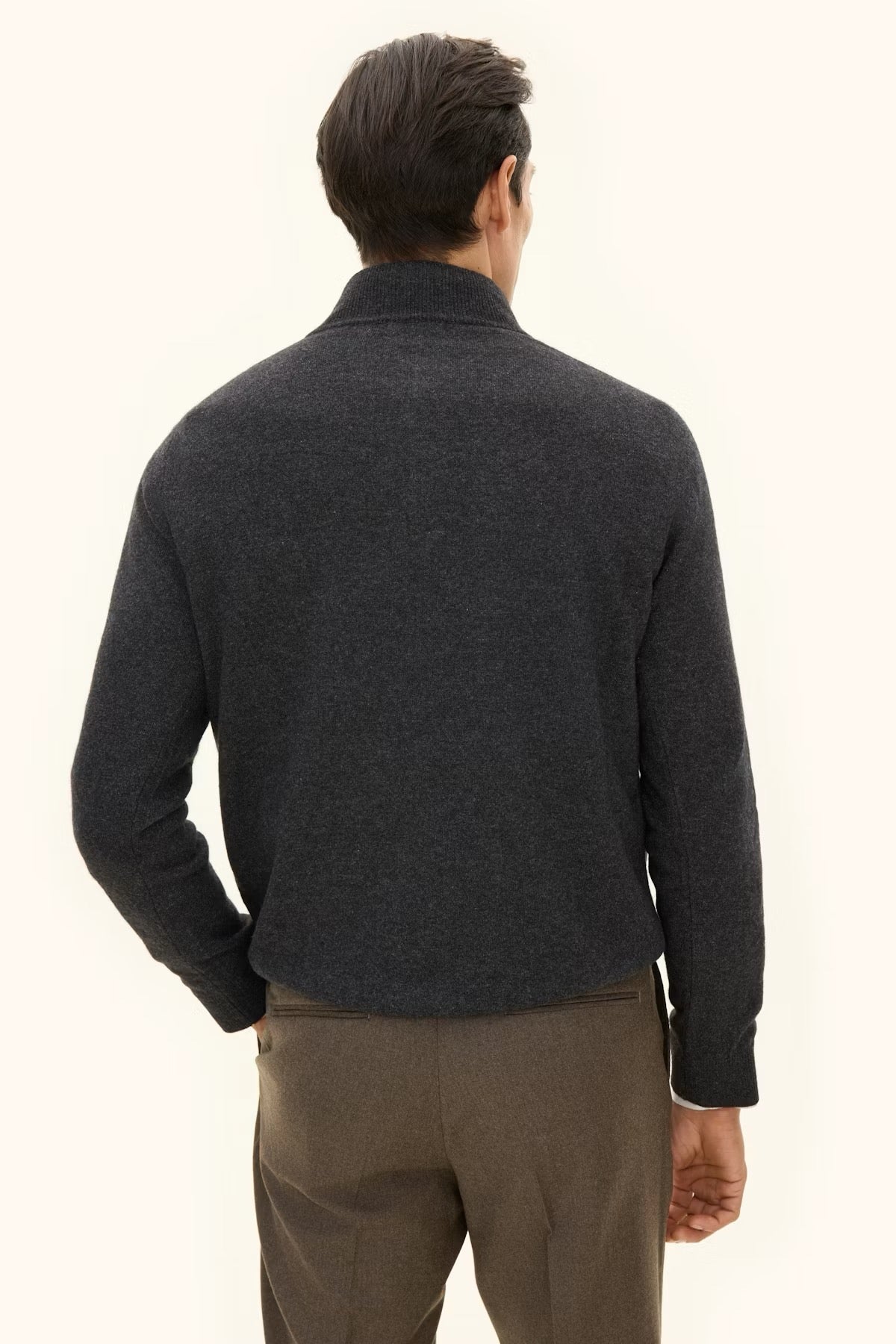 Patton halfzip - Dk grey