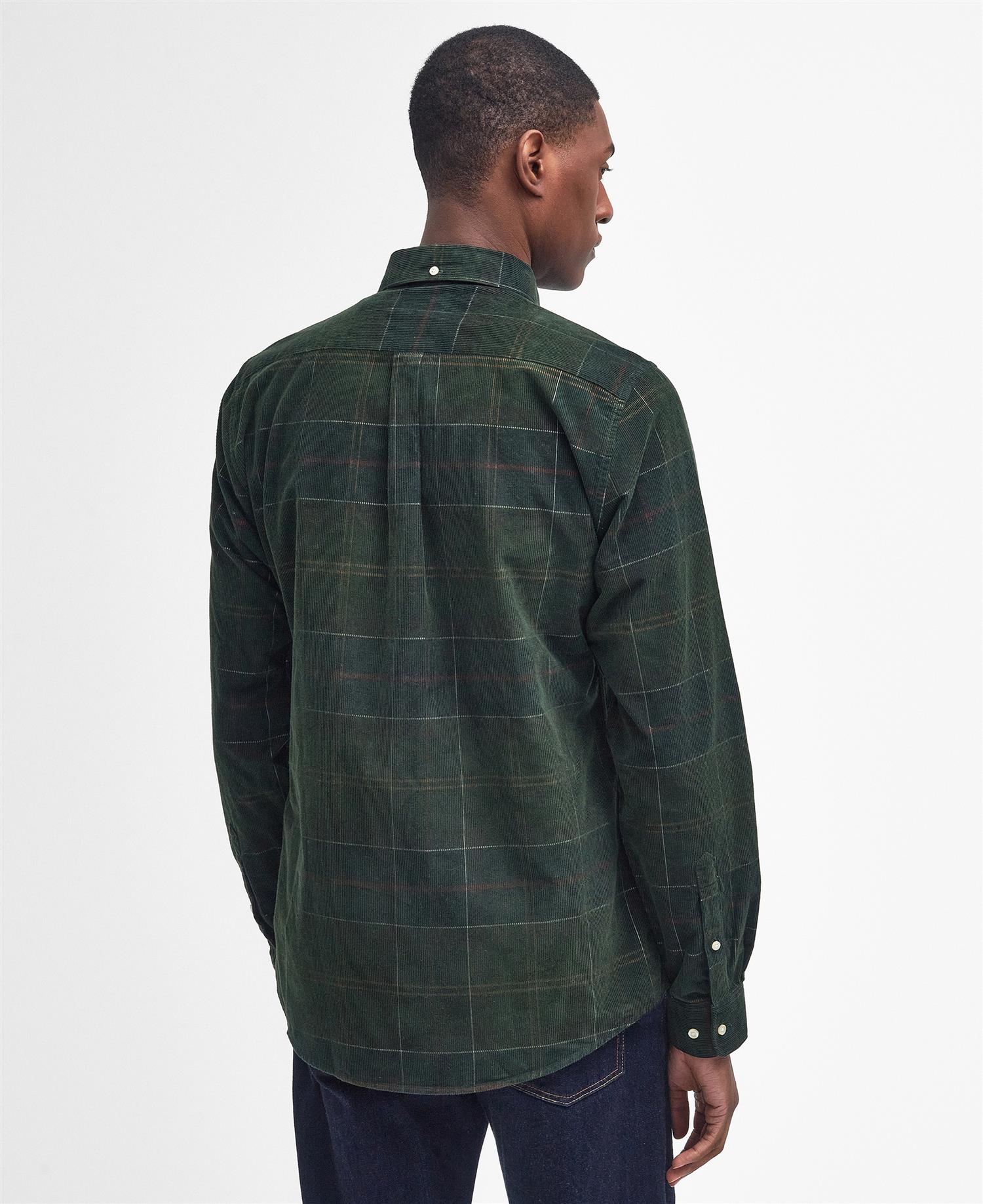 Blair Tailored Cord Shirt- Classic tartan