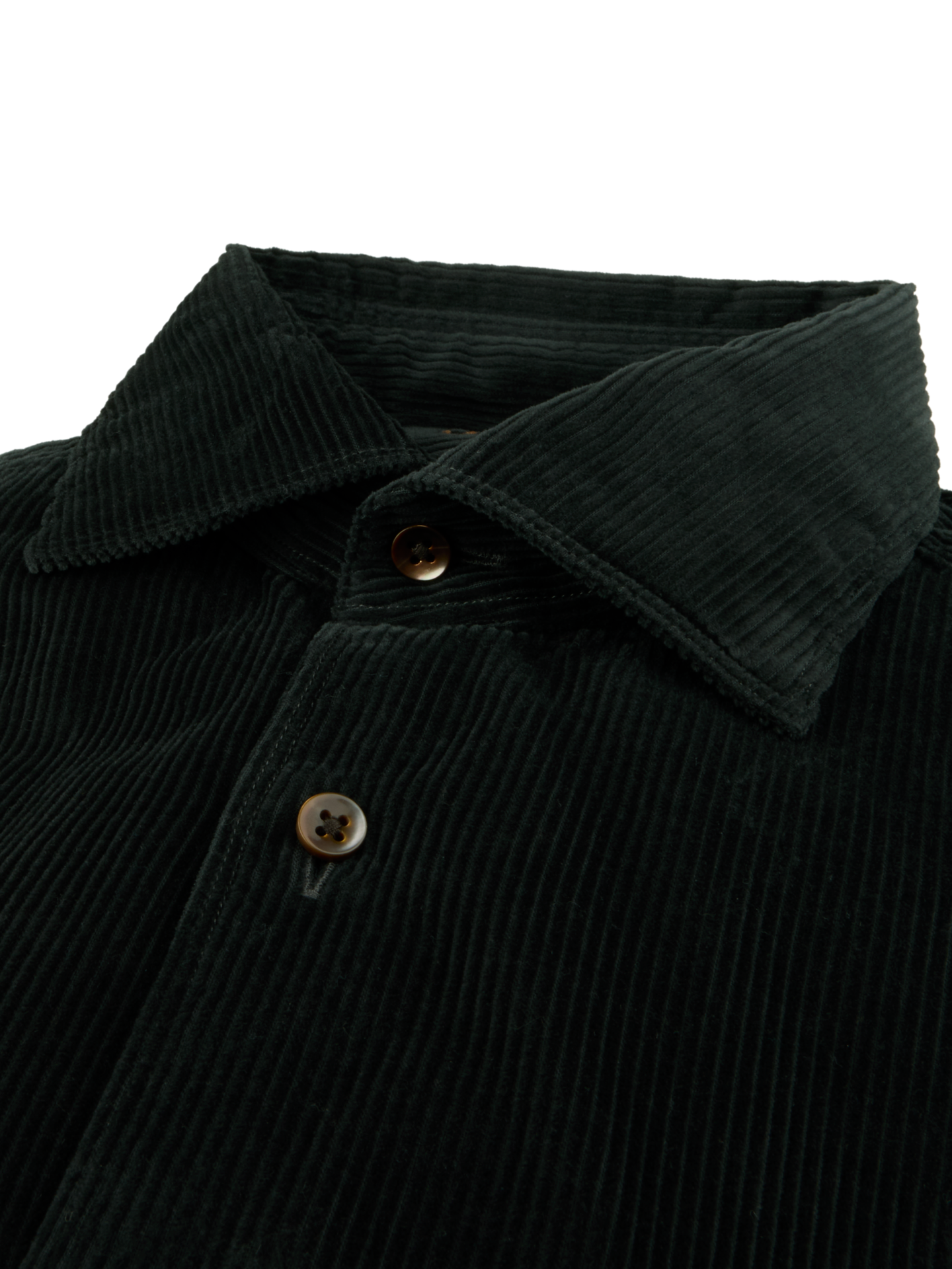 Cord shirt- Dark green
