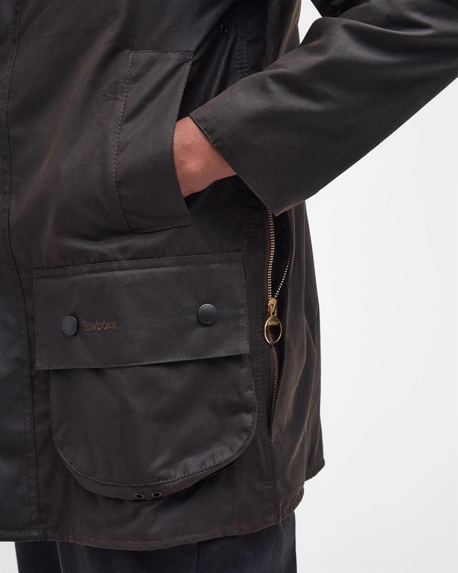 Classic Beaufort Wax Jacket- Olive