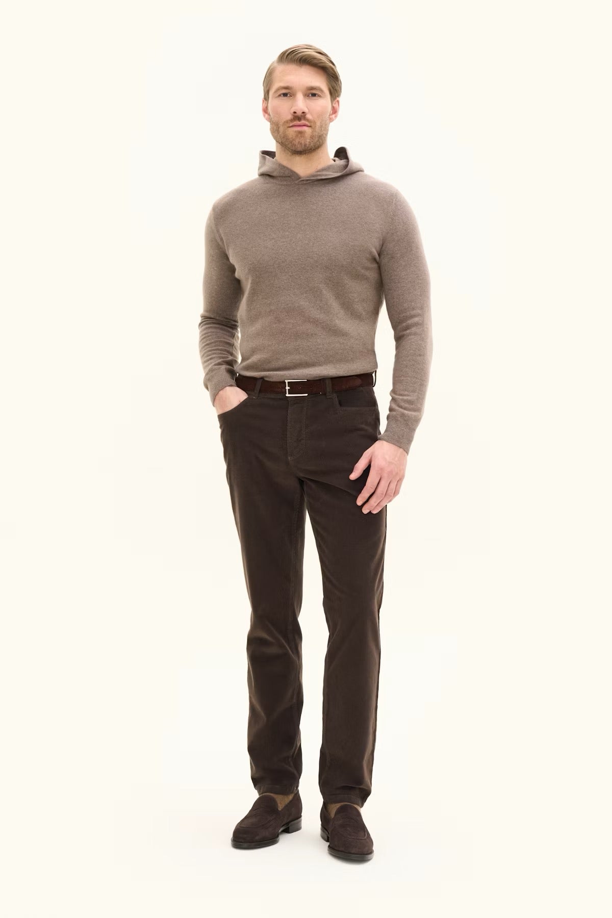 Pascal hoodie- Walnut beige