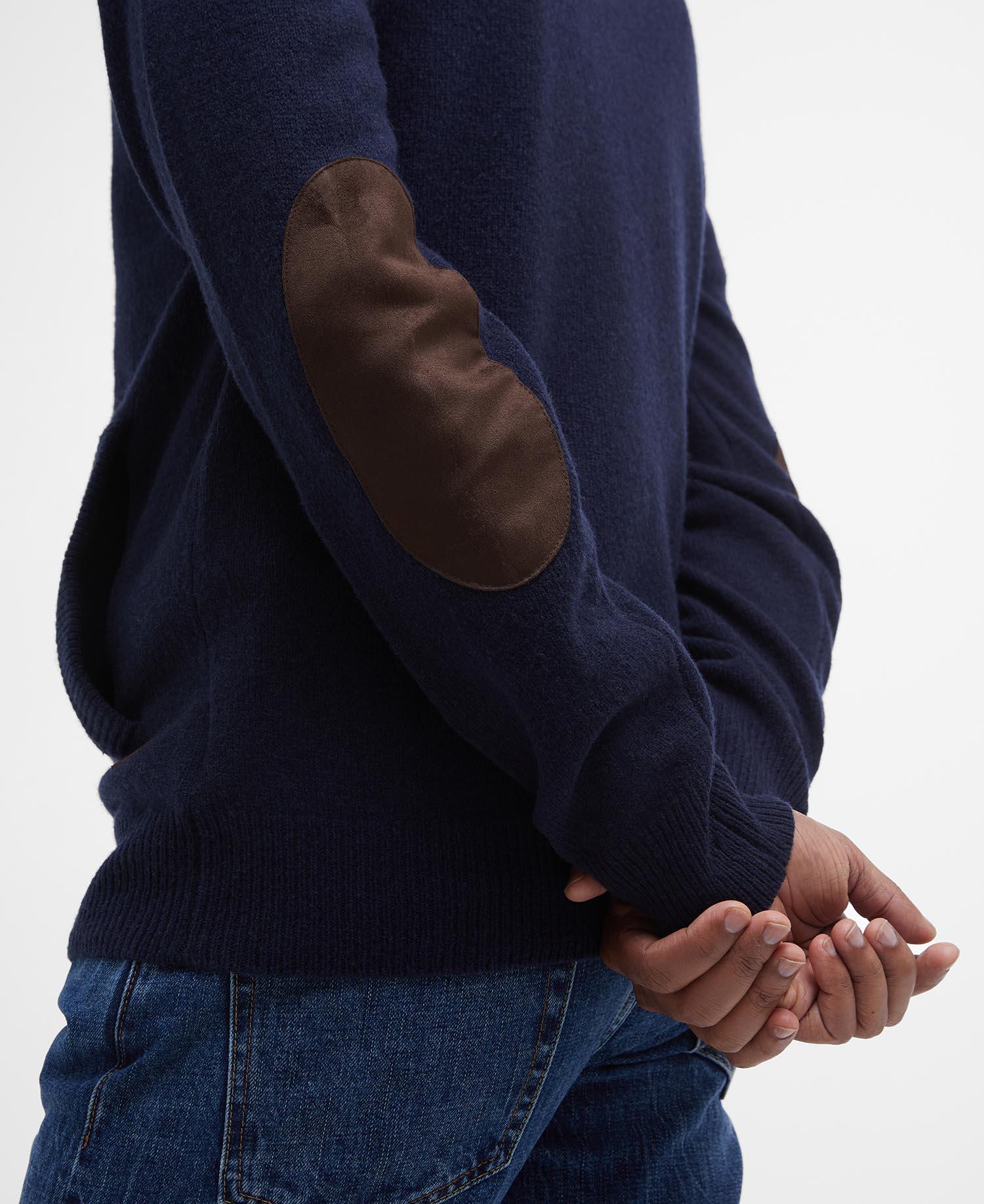 Essential patch zip- Navy