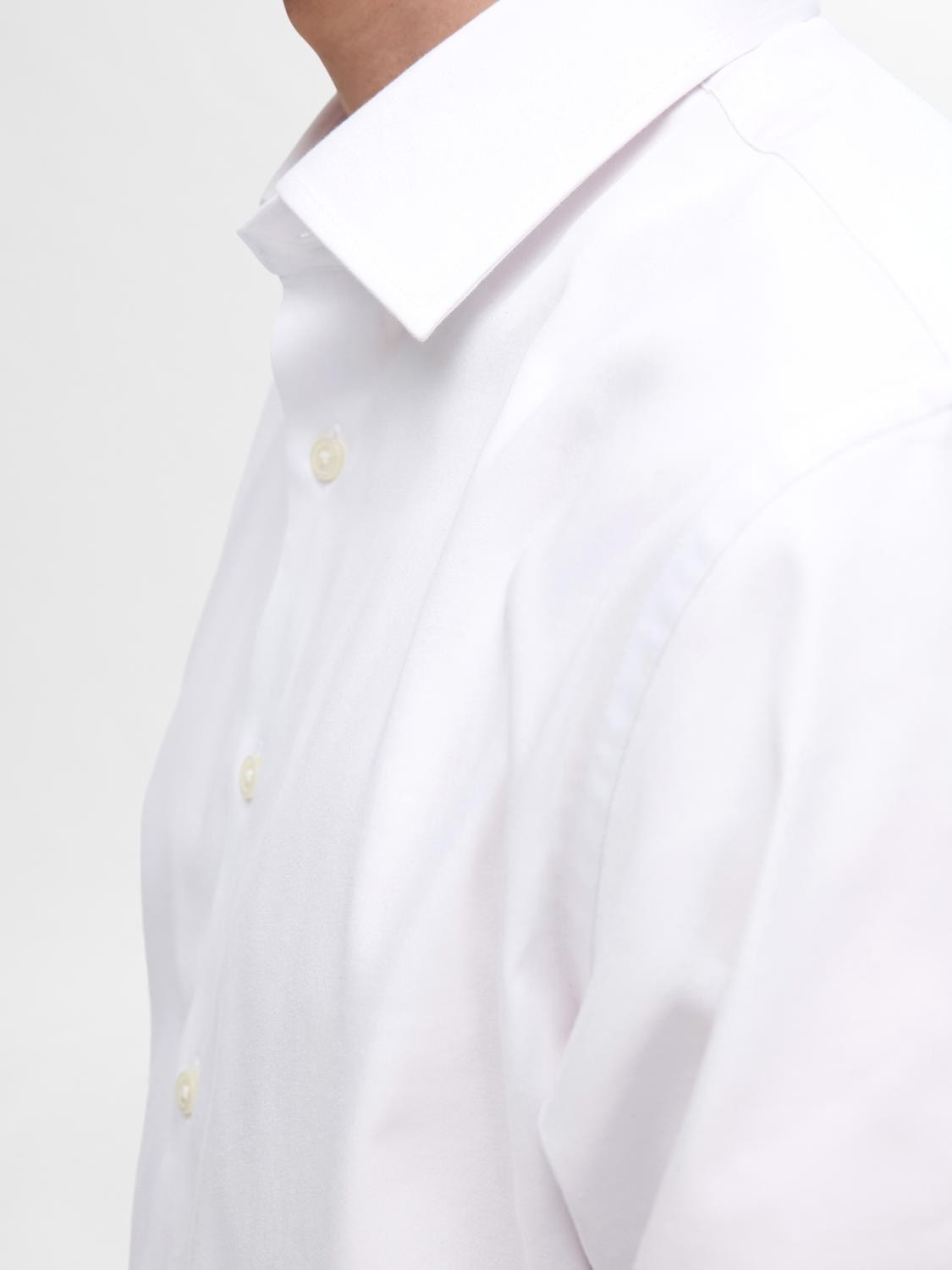 Performance slim ls shirt- Bright white