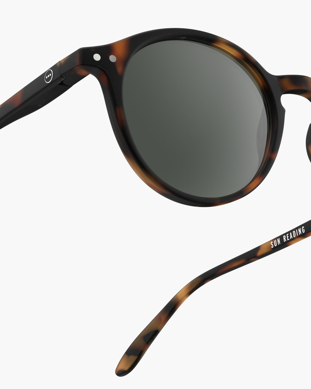 Reading Sun D - Tortoise/ green lenses