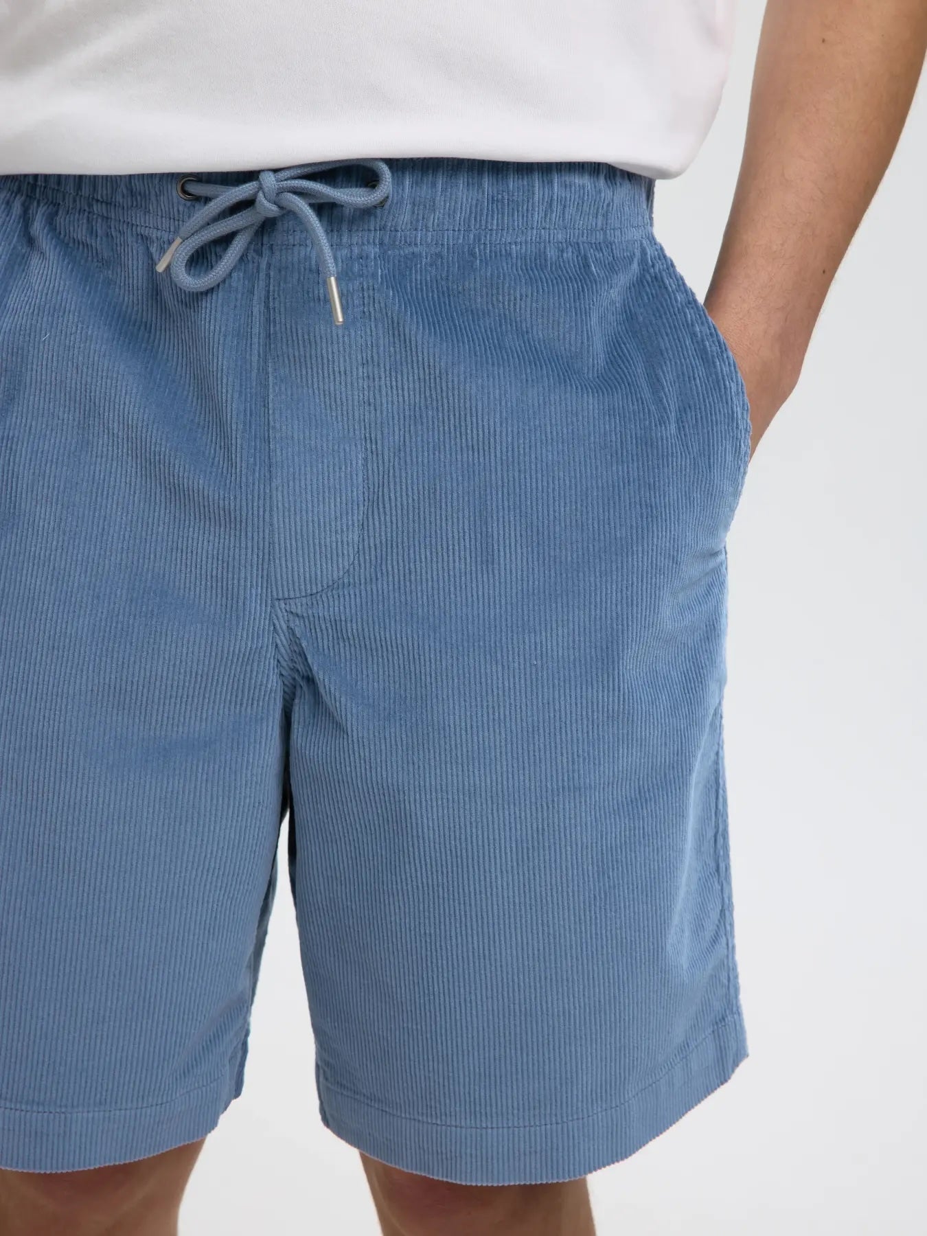 Reg Jace cord shorts - Blue mirage