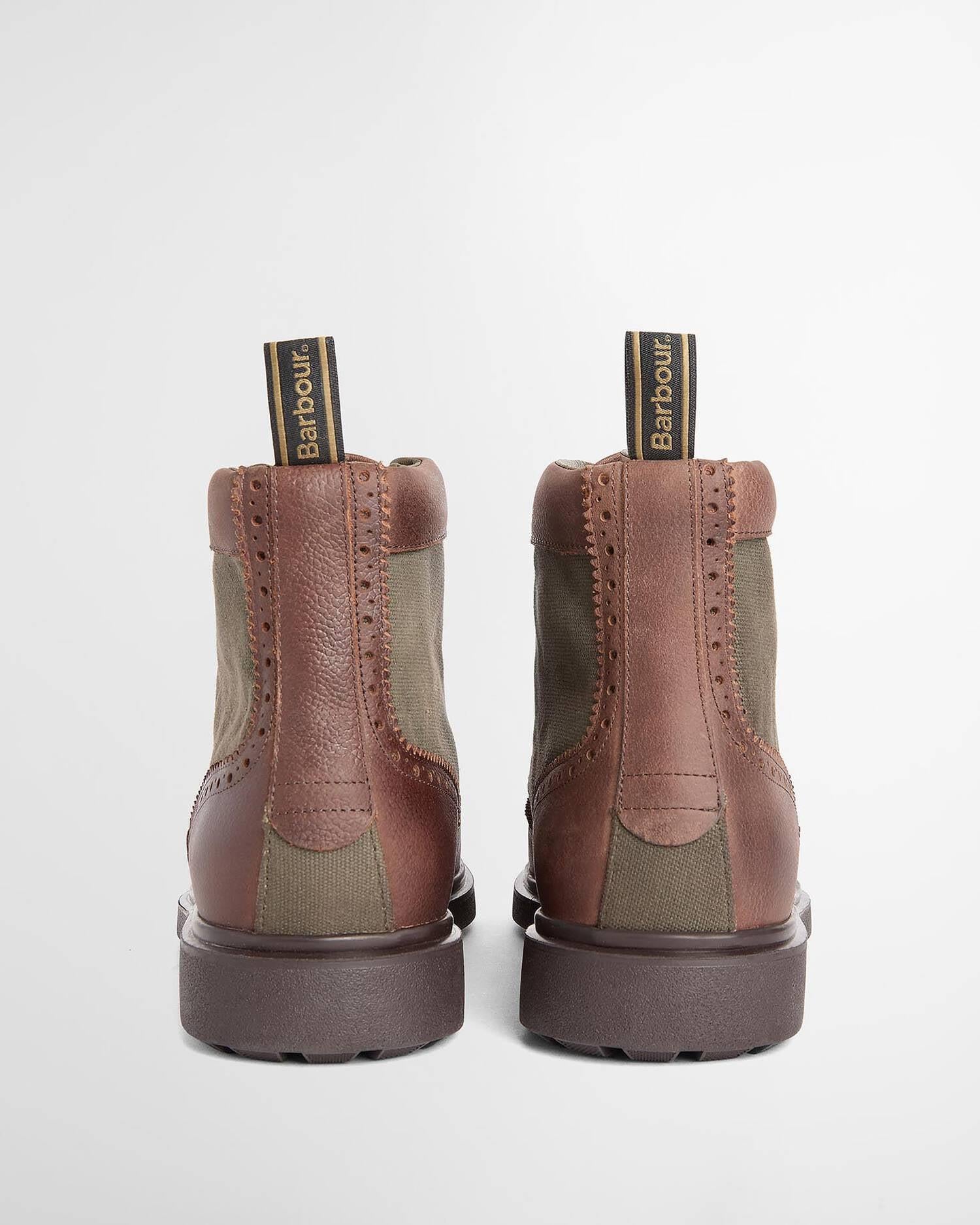 Barmoor Brogue Boot- Dk brown