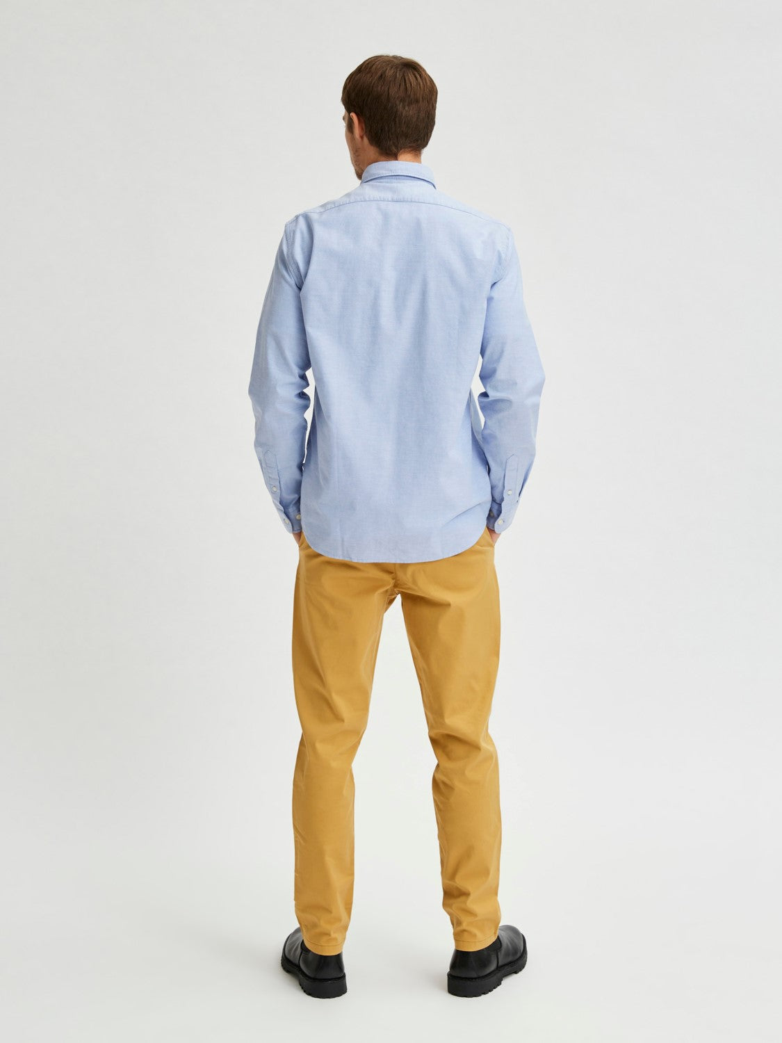 RegRick -ox flex shirt light blue