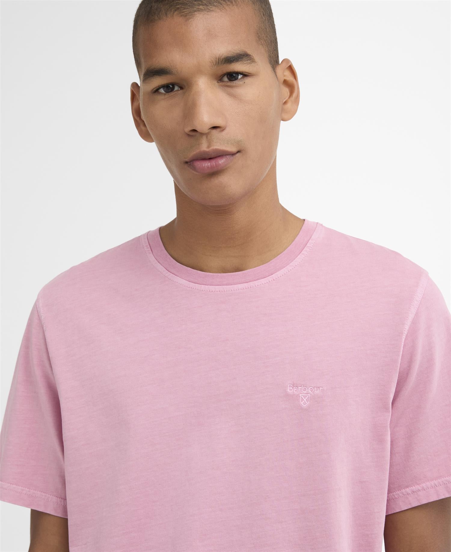 Tartan T-Shirt- washed pink