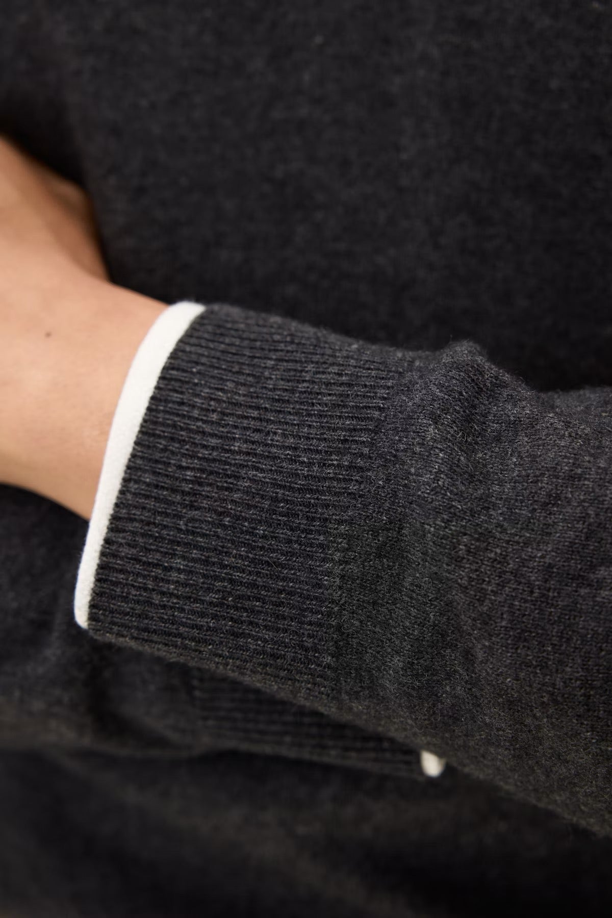 Patton halfzip - Dk grey