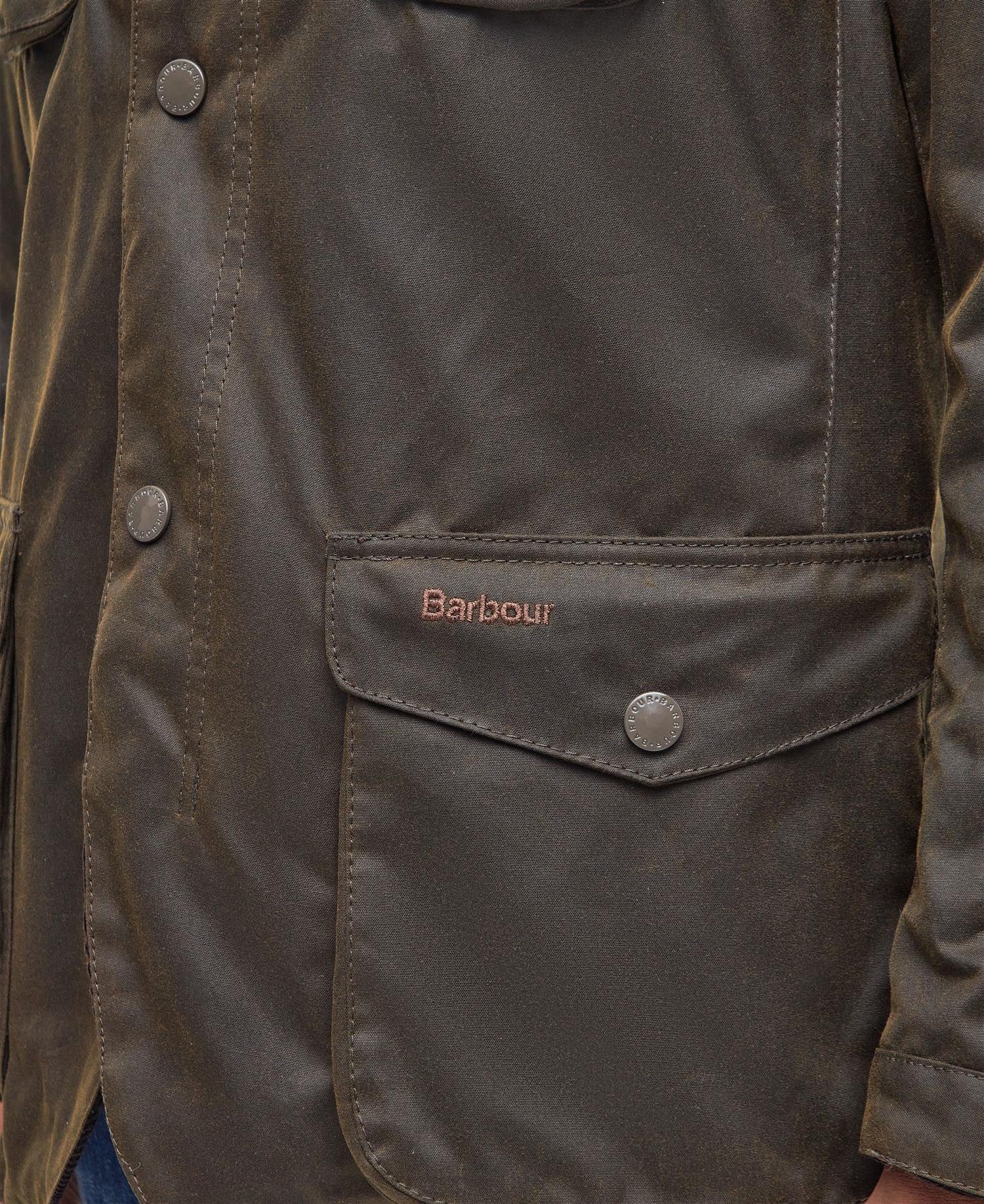 Ogston wax jacket- Olive