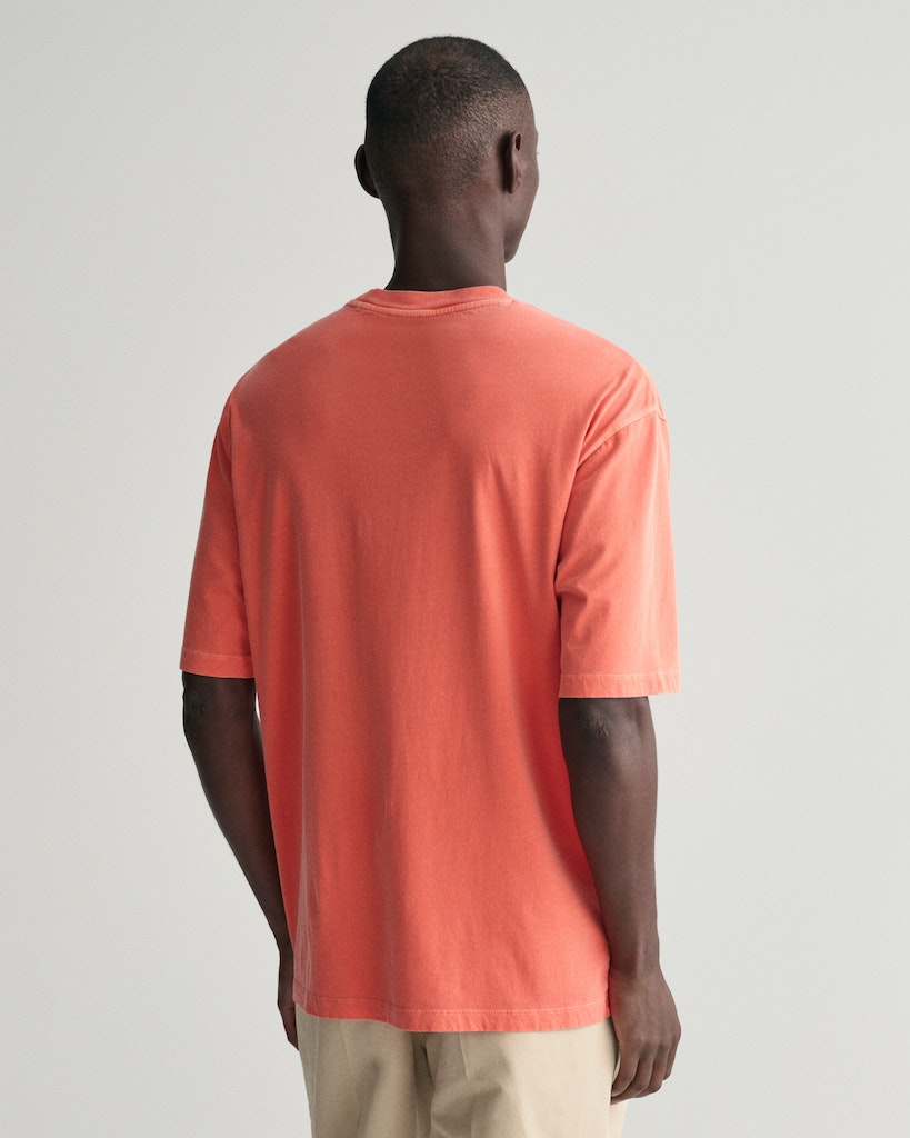 Sunfaded ss t-shirt Burnt orange