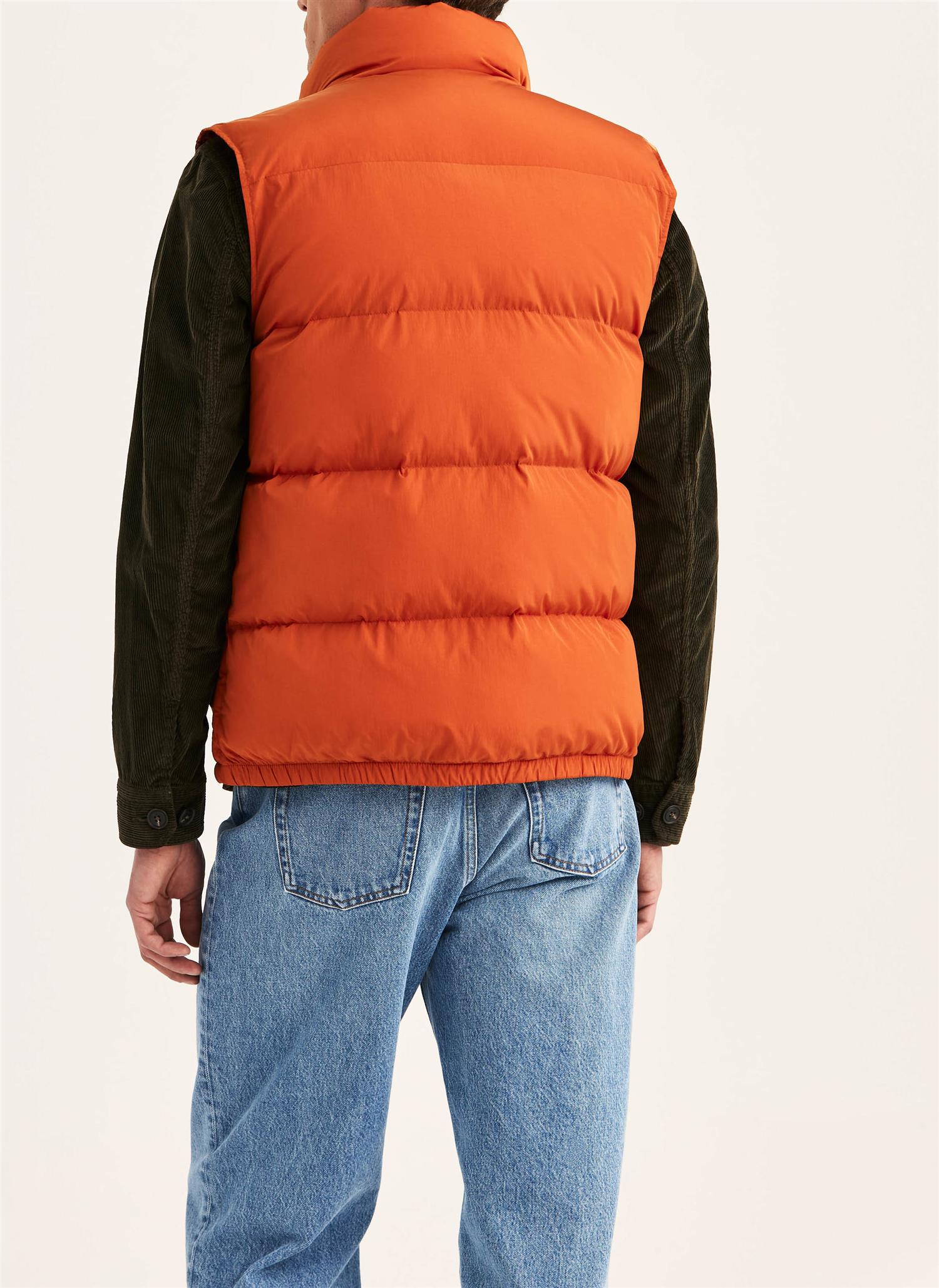 Lennox Puffer Vest- Orange