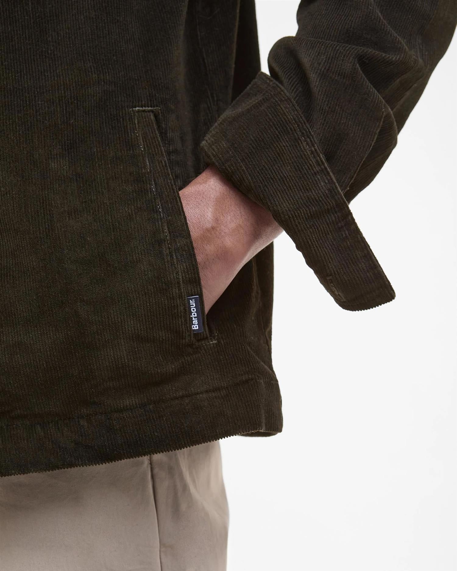 Cord Overshirt- Olive