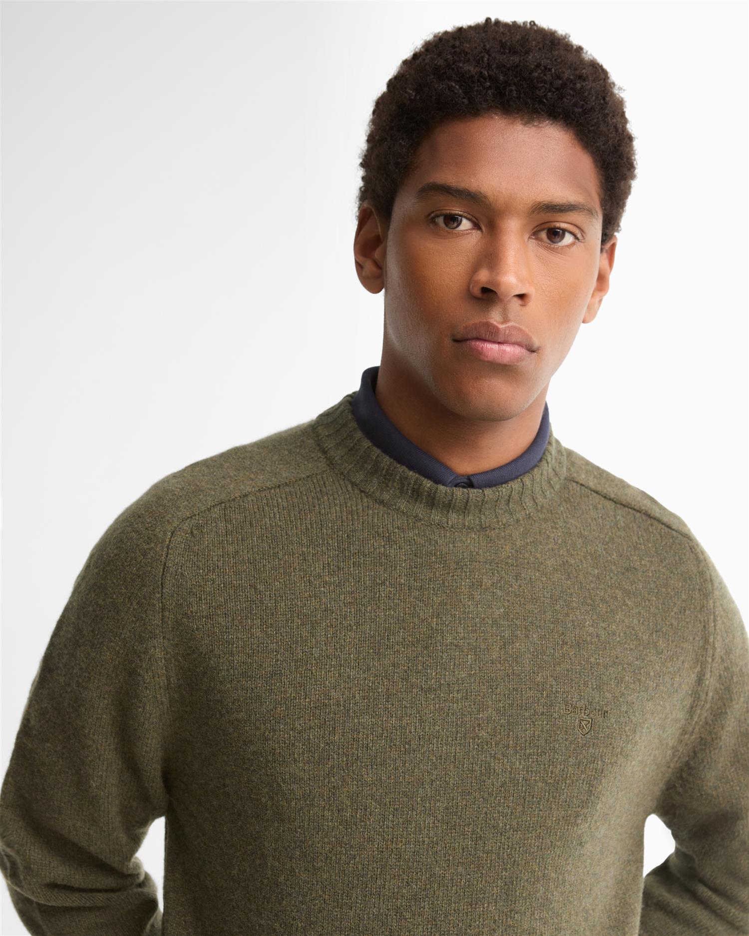 Newtown Crew Neck- Mid olive