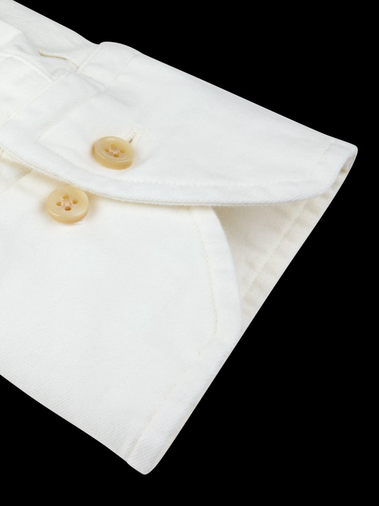 Slimline skjorte i denimstretch - Offwhite