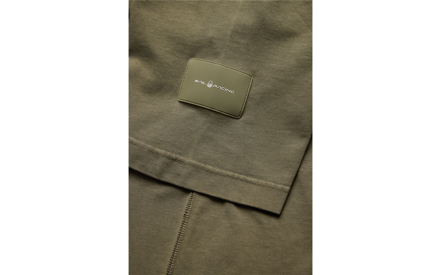 Wind pigment tee - Mud green