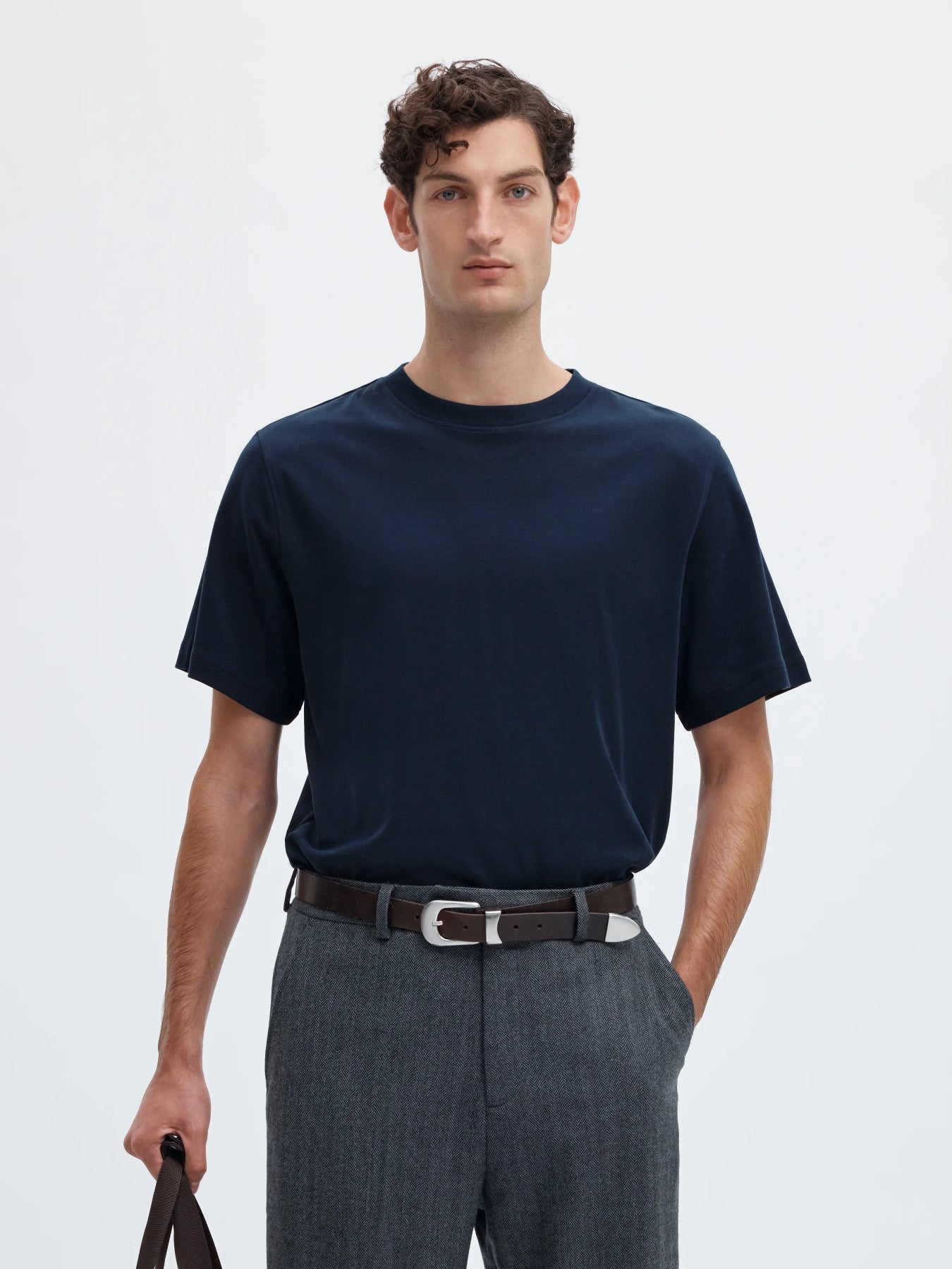 Taj mid wit peach ss tee- Sky captain