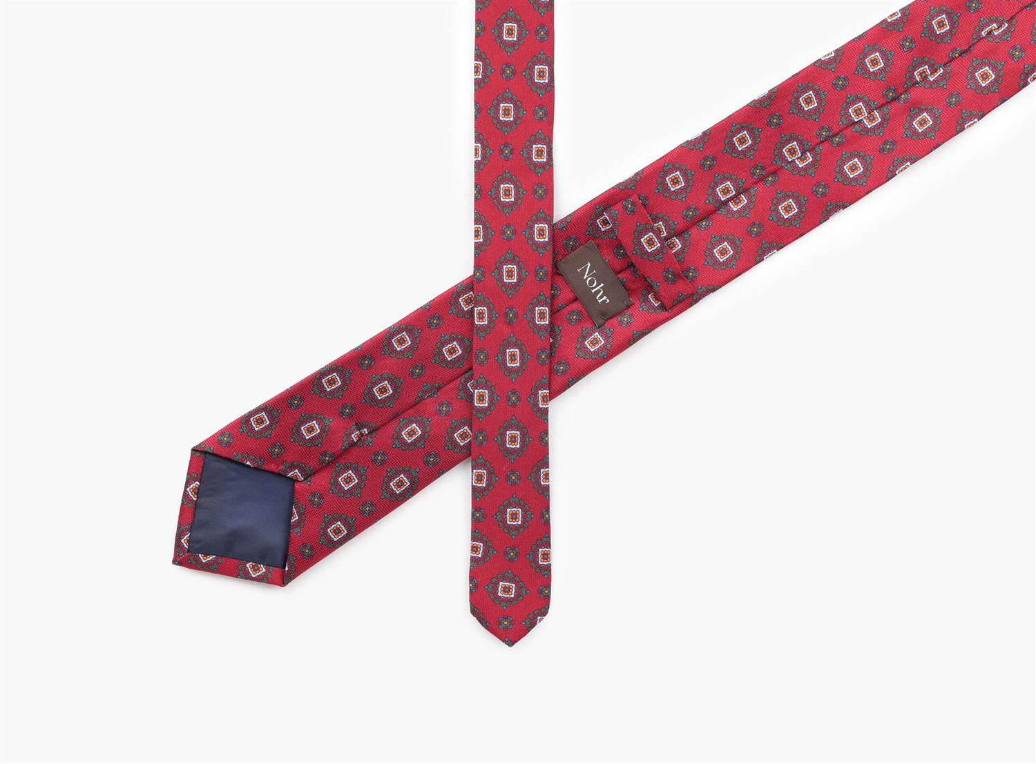 Ole silk tie - Rød