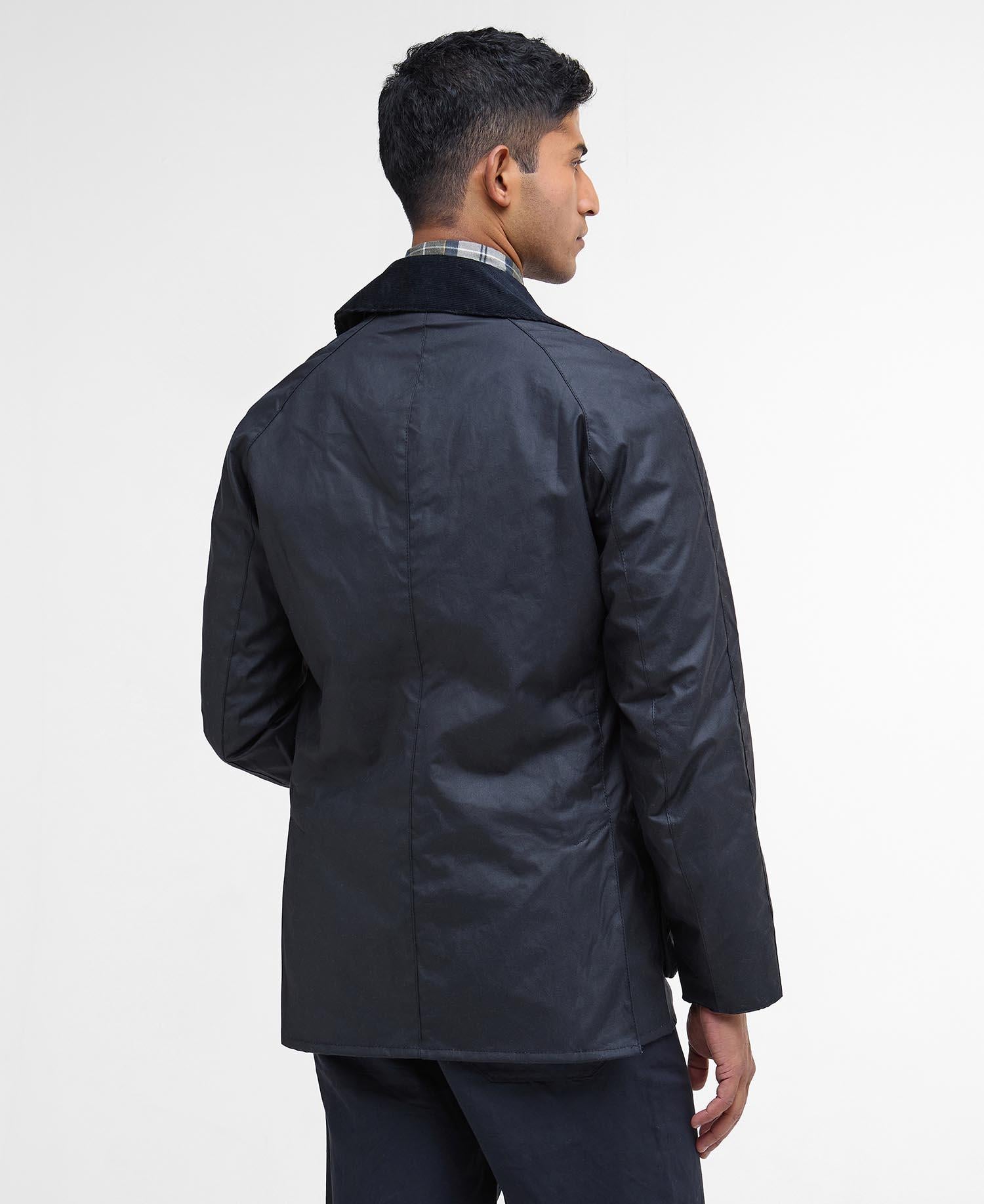 Ashby Wax Jacket- Navy