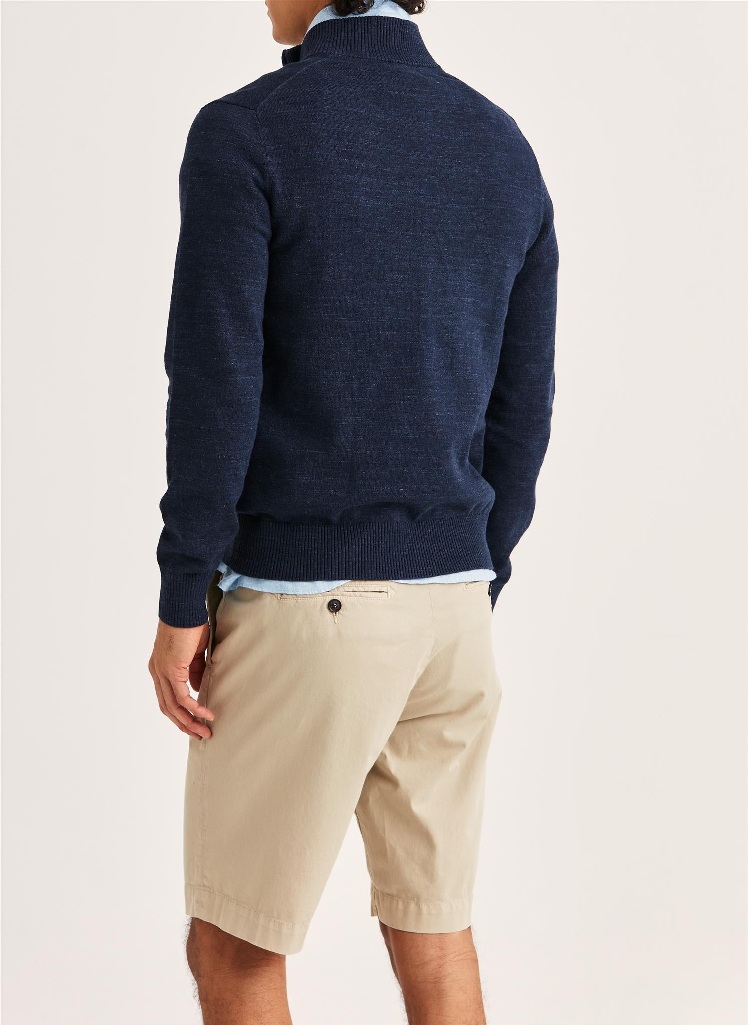 Randall Half Zip- Navy