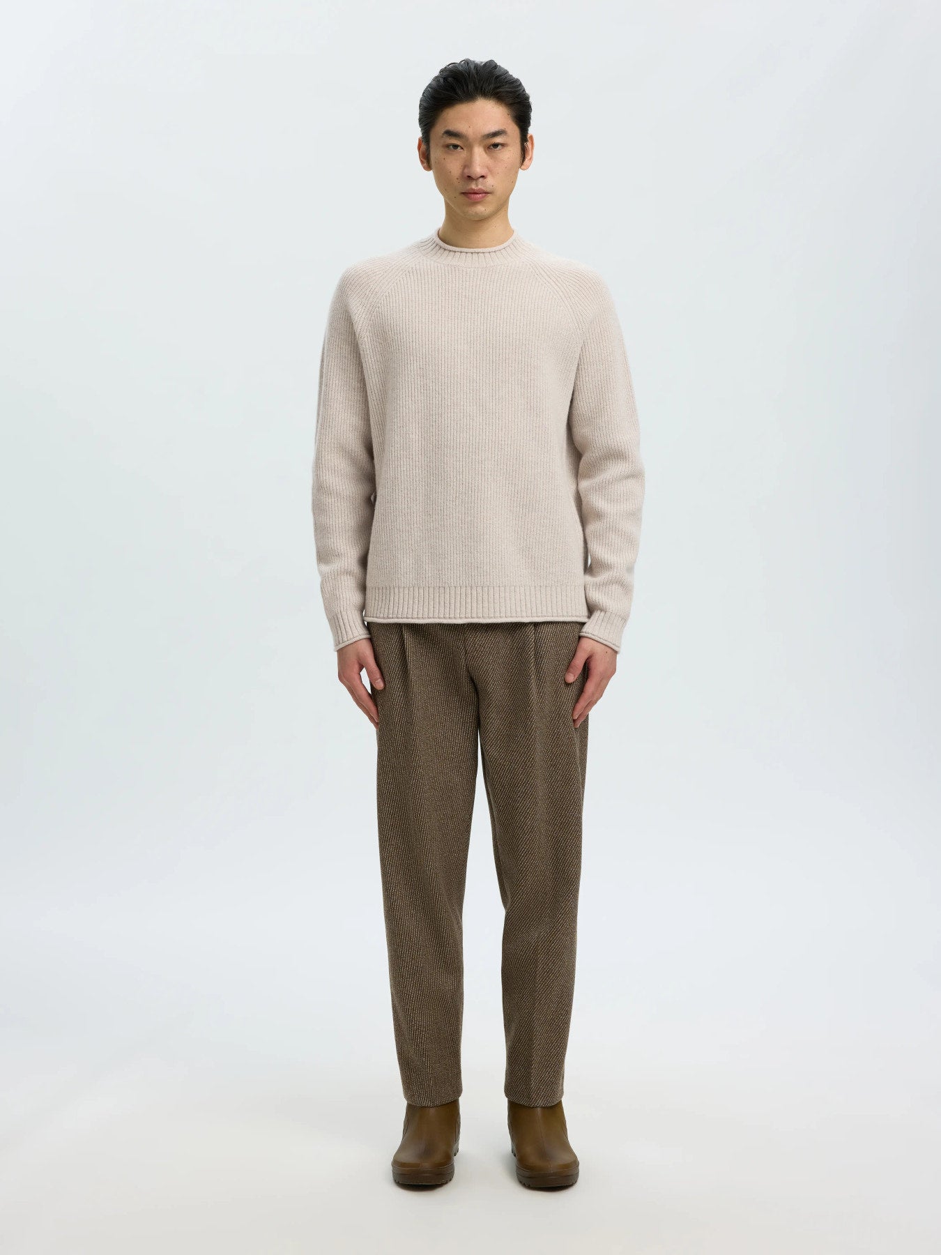 Domestic ls knit - Silver birch