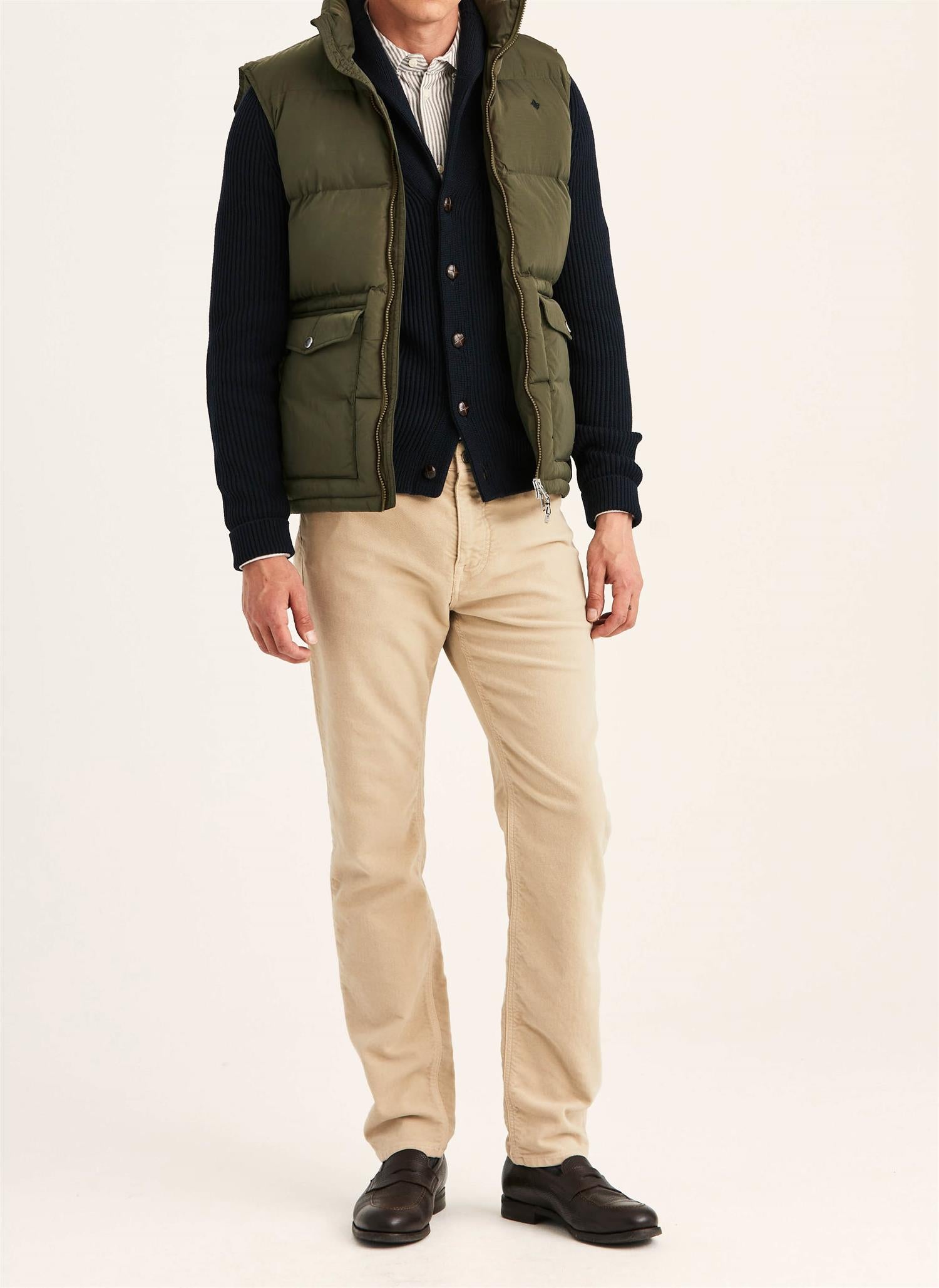 Lennox Puffer Vest- Olive