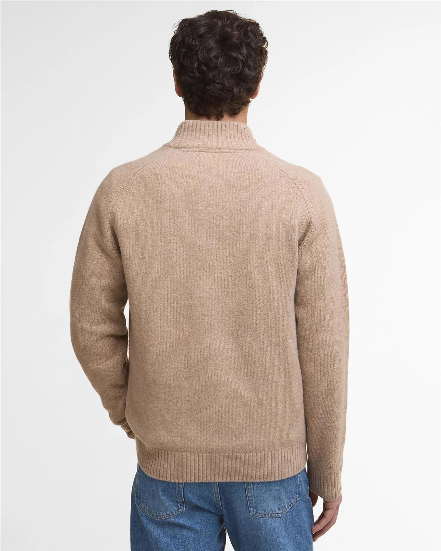 Grangetown Crew Neck Sweater- Washed stone