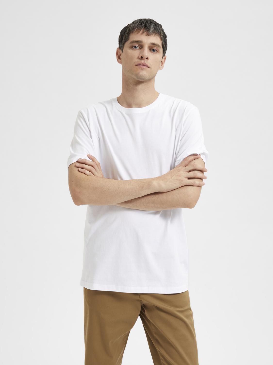 Aspen ss o-neck tee- hvit