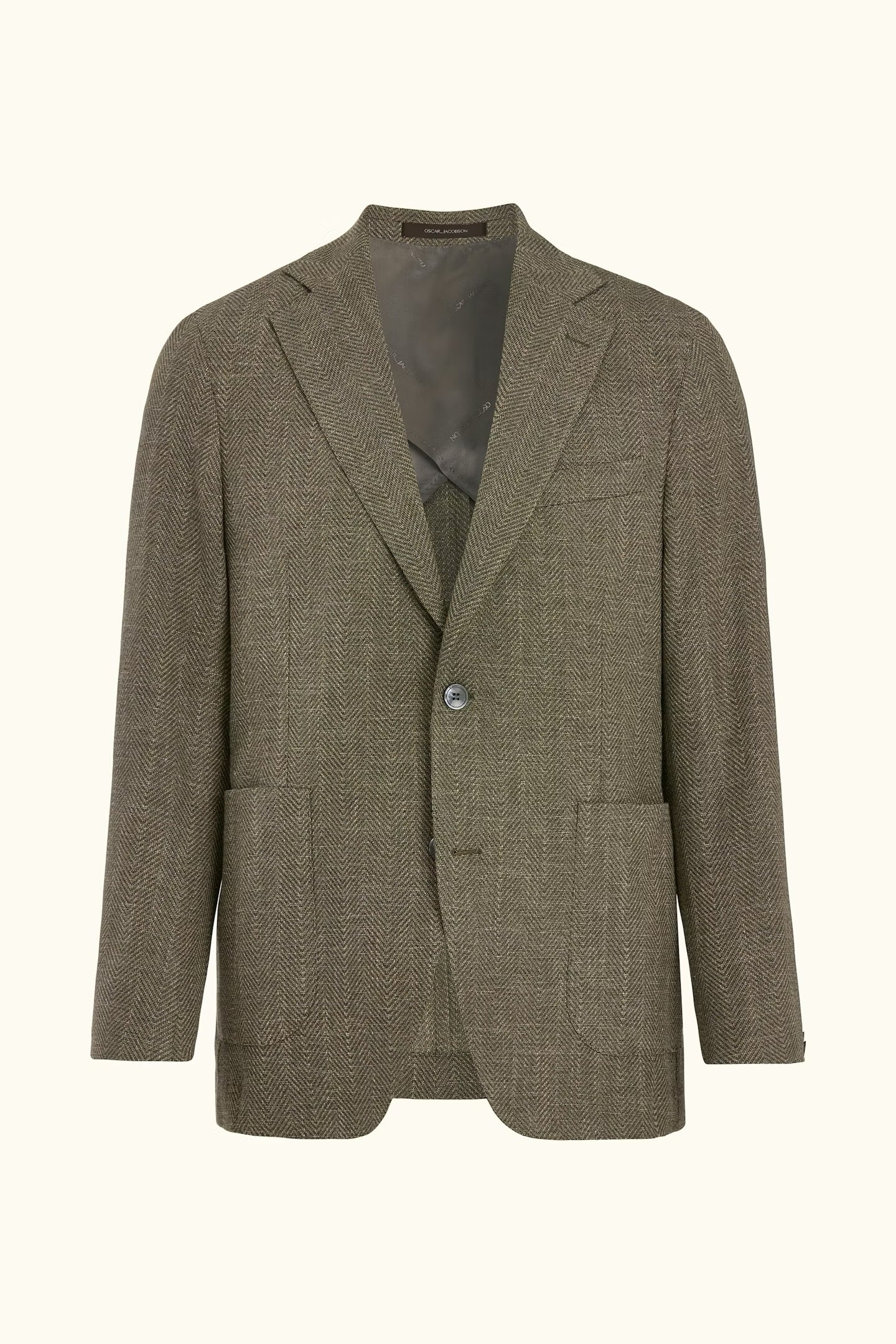 Ferry patch soft blazer - Battle green 866