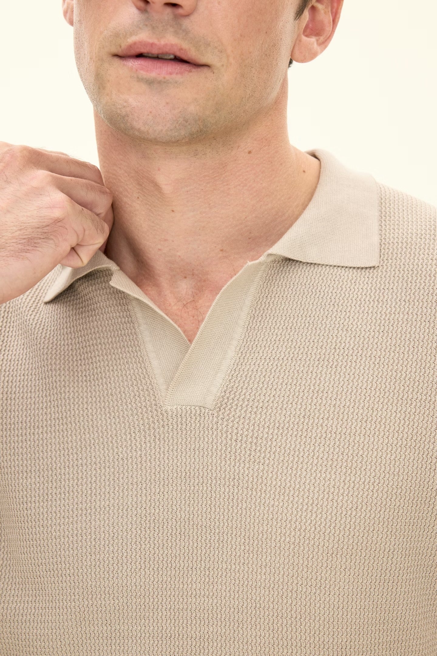 Patrick poloshirt - Washed beige