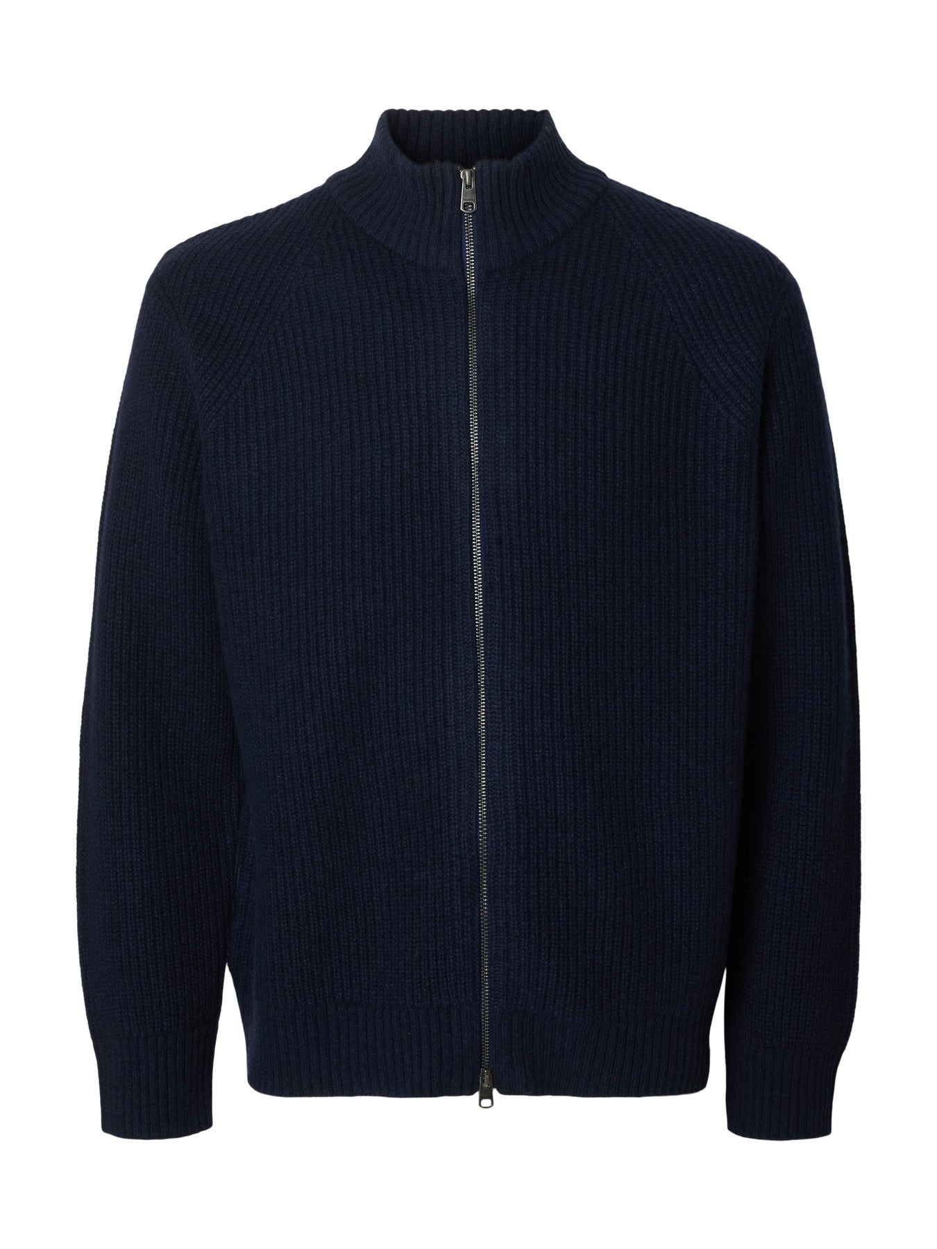Cody ls knit zip cardigan- Sky captain
