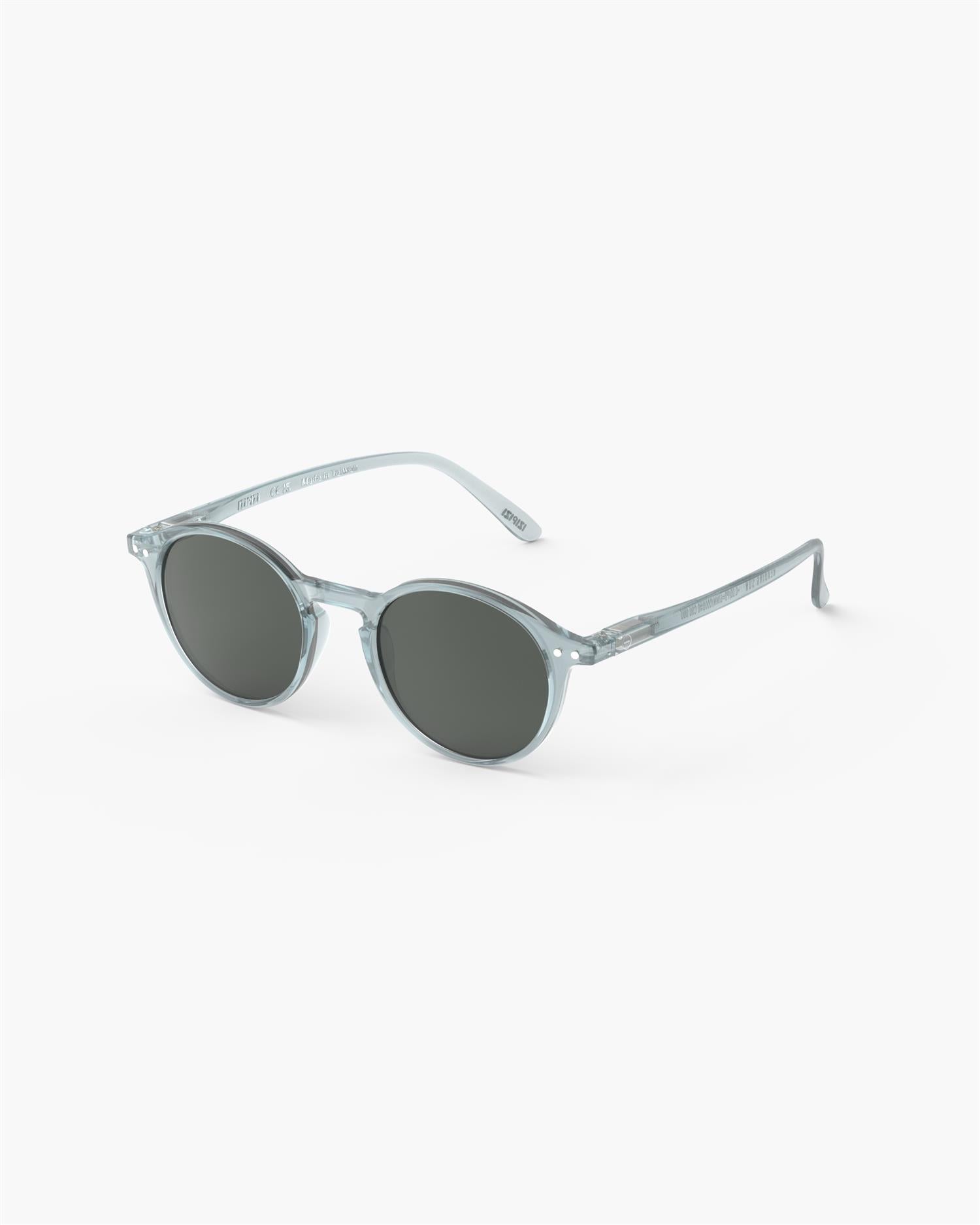 Reading Sun D - Crystal/ green lenses