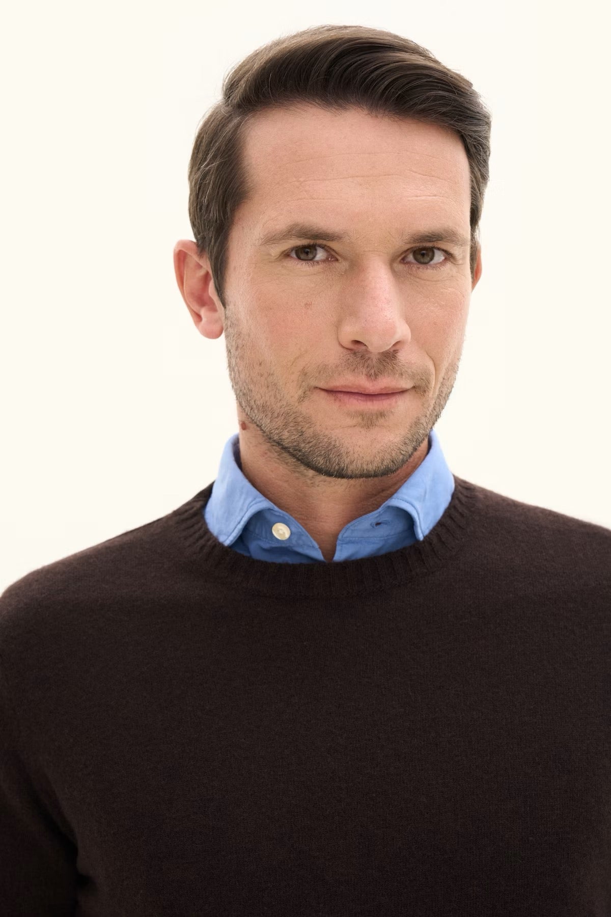 Valter roundneck- brown flannel
